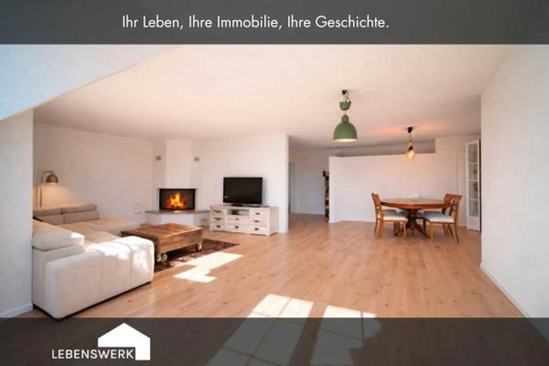 Wohnen im Dorfzentrum Moderne Dachwohnung mit Cheminée in Hefenhofen