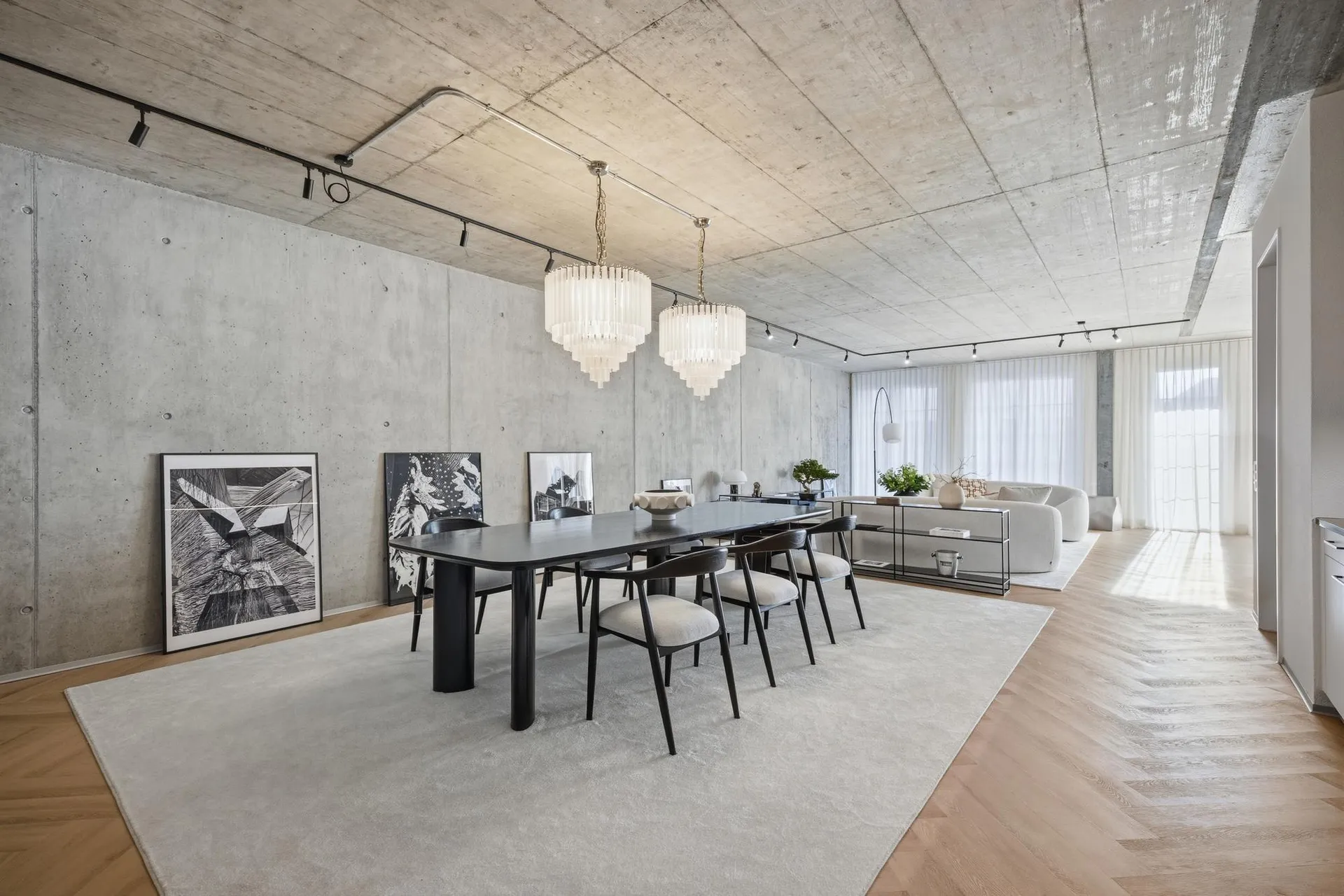Industrieller Chic trifft zentralen Komfort