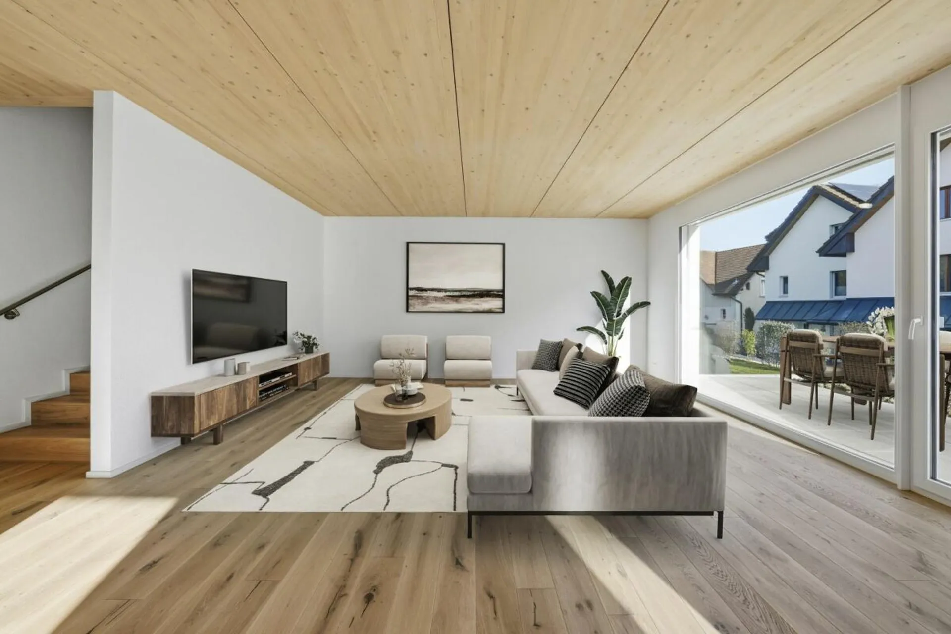 Modernes Doppel-Einfamilienhaus mit  viel Platz, hochwertigem Ausbau und  Garten in Stein am Rhein