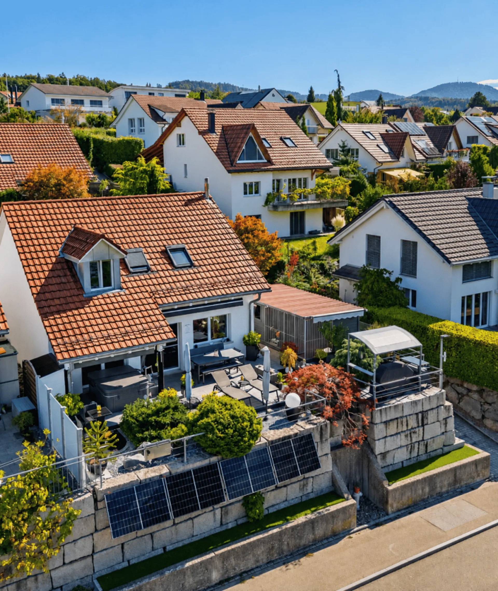 Toplage mit Privatsphäre, Komfort und Weitblick
