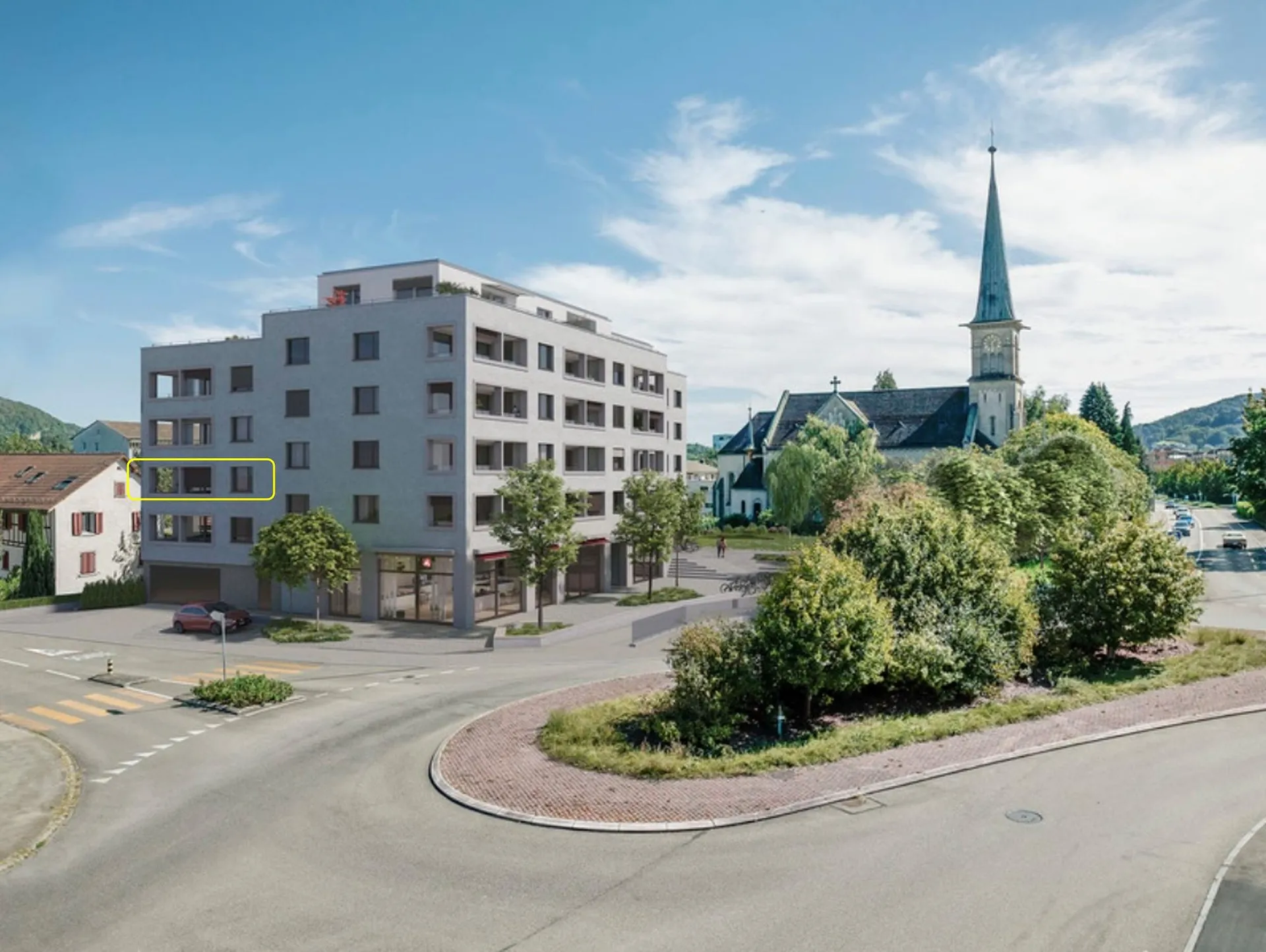 Lichtdurchflutete 2.5-Zimmer-Neubauwohnung mit Loggia, Neuenhof