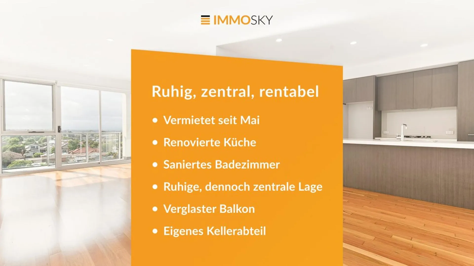 Ruhig wohnen, clever investieren