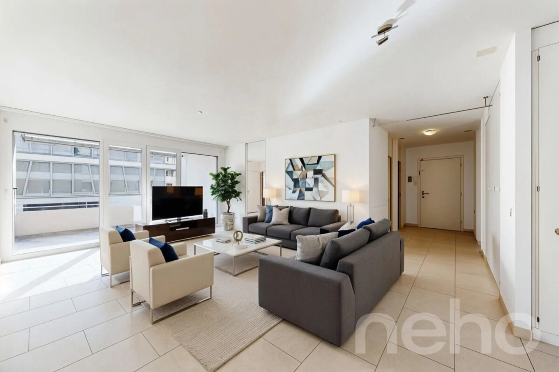 Spacieux appartement traversant avec grande terrasse
