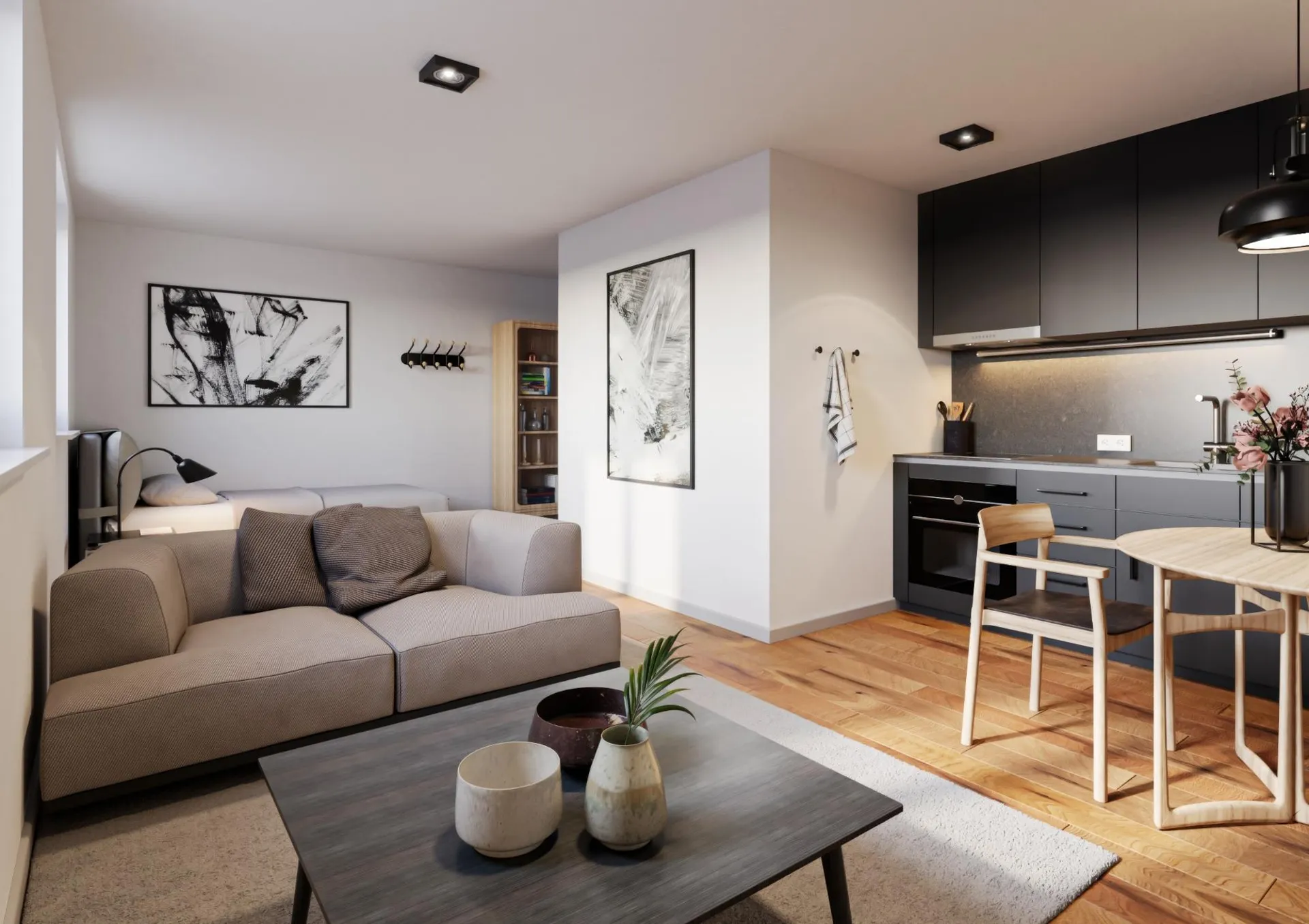 moderne 1.5 Zimmerwohnung in der Stadt St. Gallen