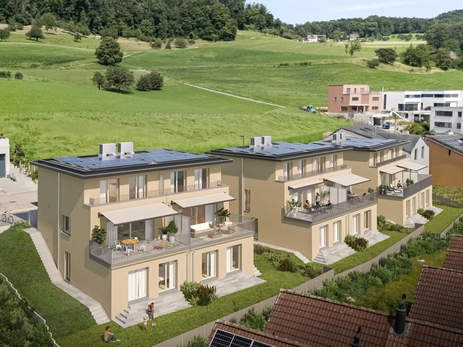 ERSTVERMIETUNG - 6.5-Zi.-Reiheneinfamilienhaus mit PV-Anlage