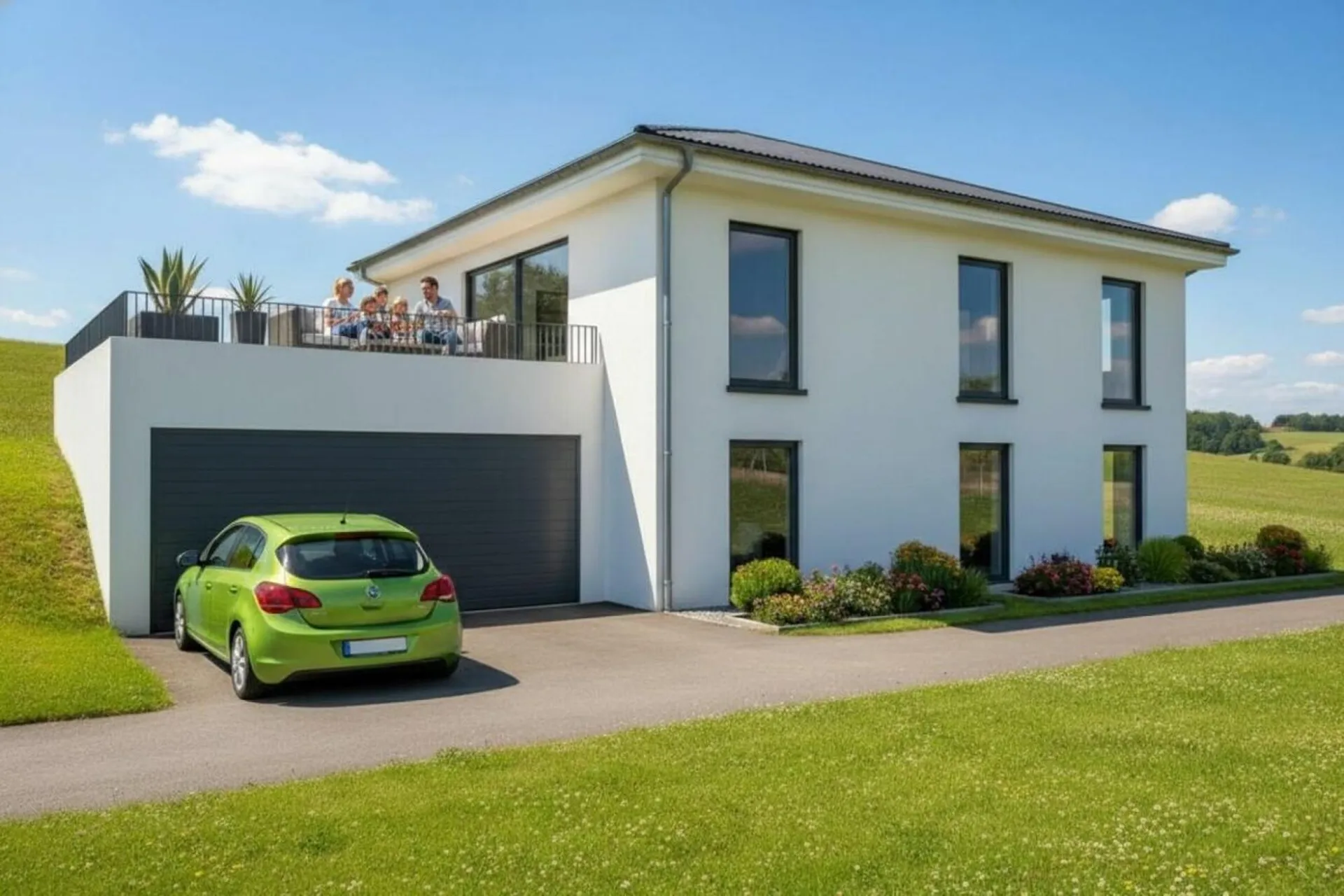 Neubau 6.5 Zimmer Einfamilienhaus mit Weitsicht