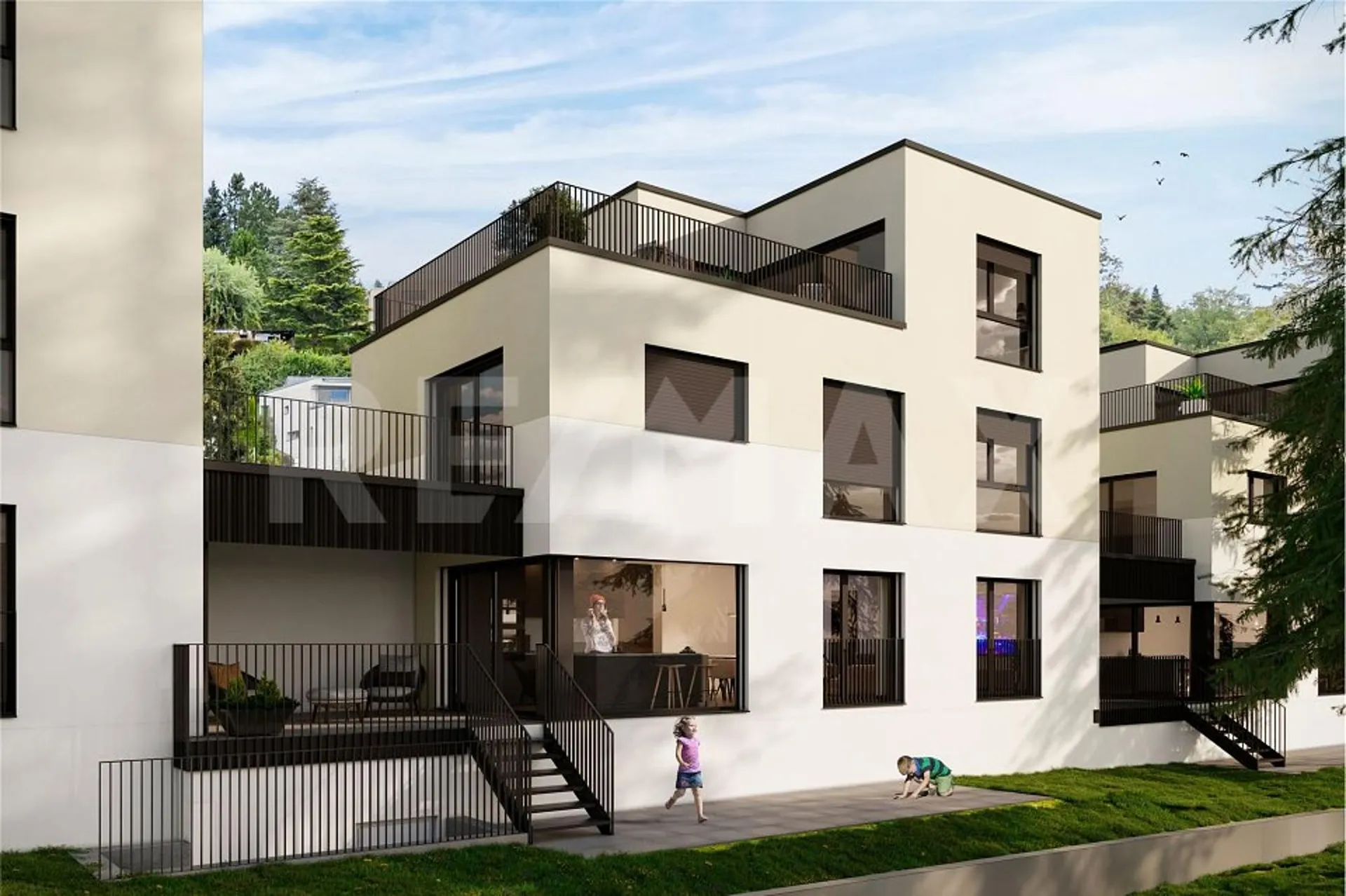 exklusives Minergie-Einfamilienhaus (Haus 5): mit Weitblick, Terrasse und nachhaltiger Bauweise