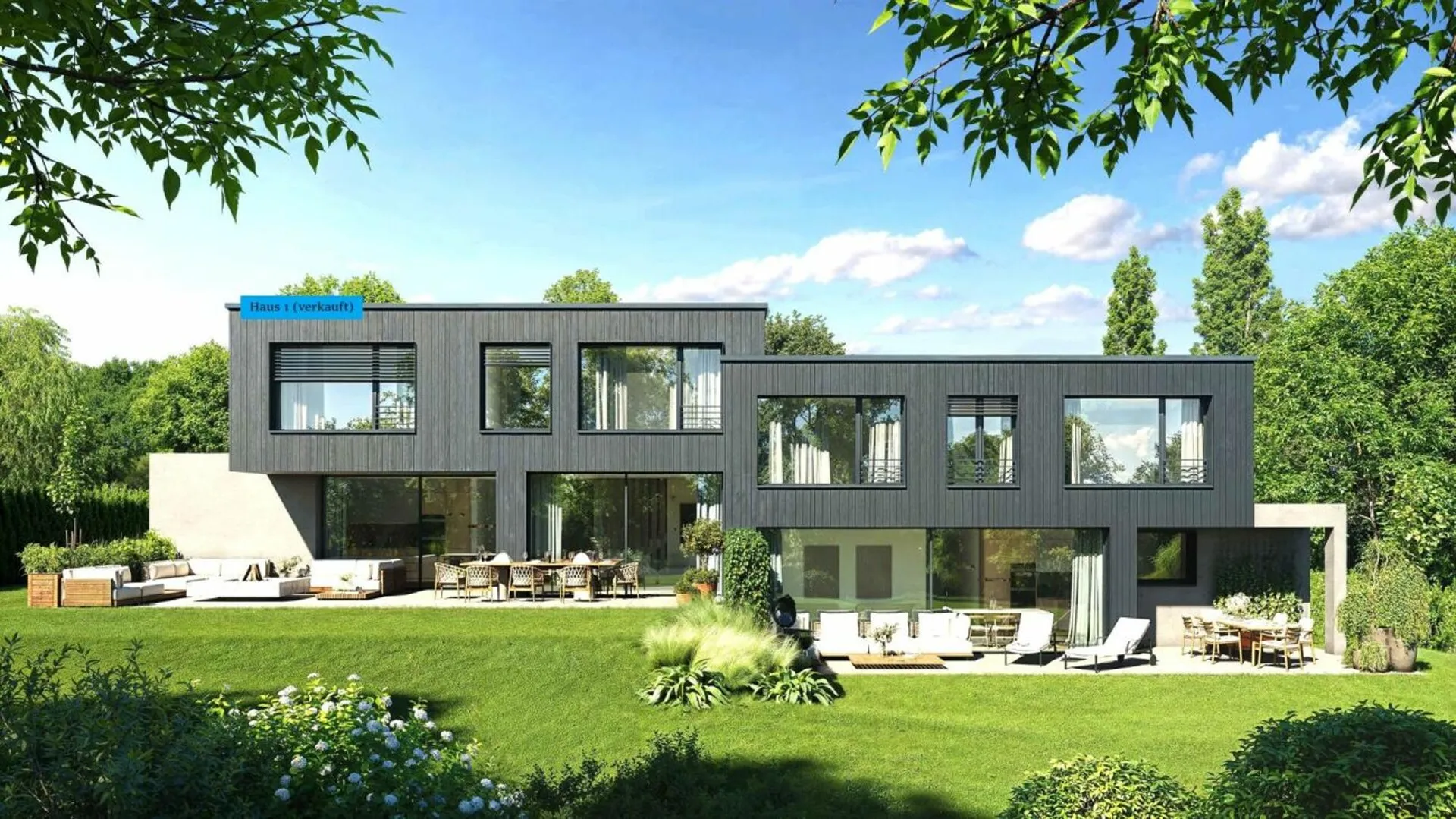 Wohnen mit Weitblick: Exklusives Neubau-Doppeleinfamilienhaus an unverbaubarer Lage in Mörschwil
