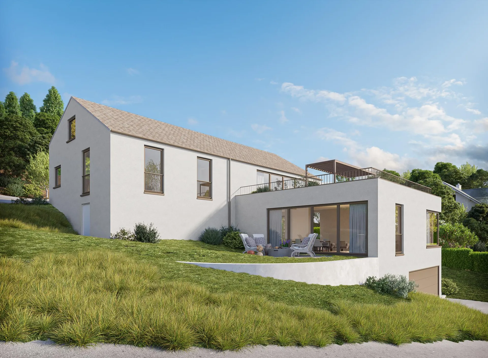 Neubau: Moderne Familienoase in ruhiger Lage