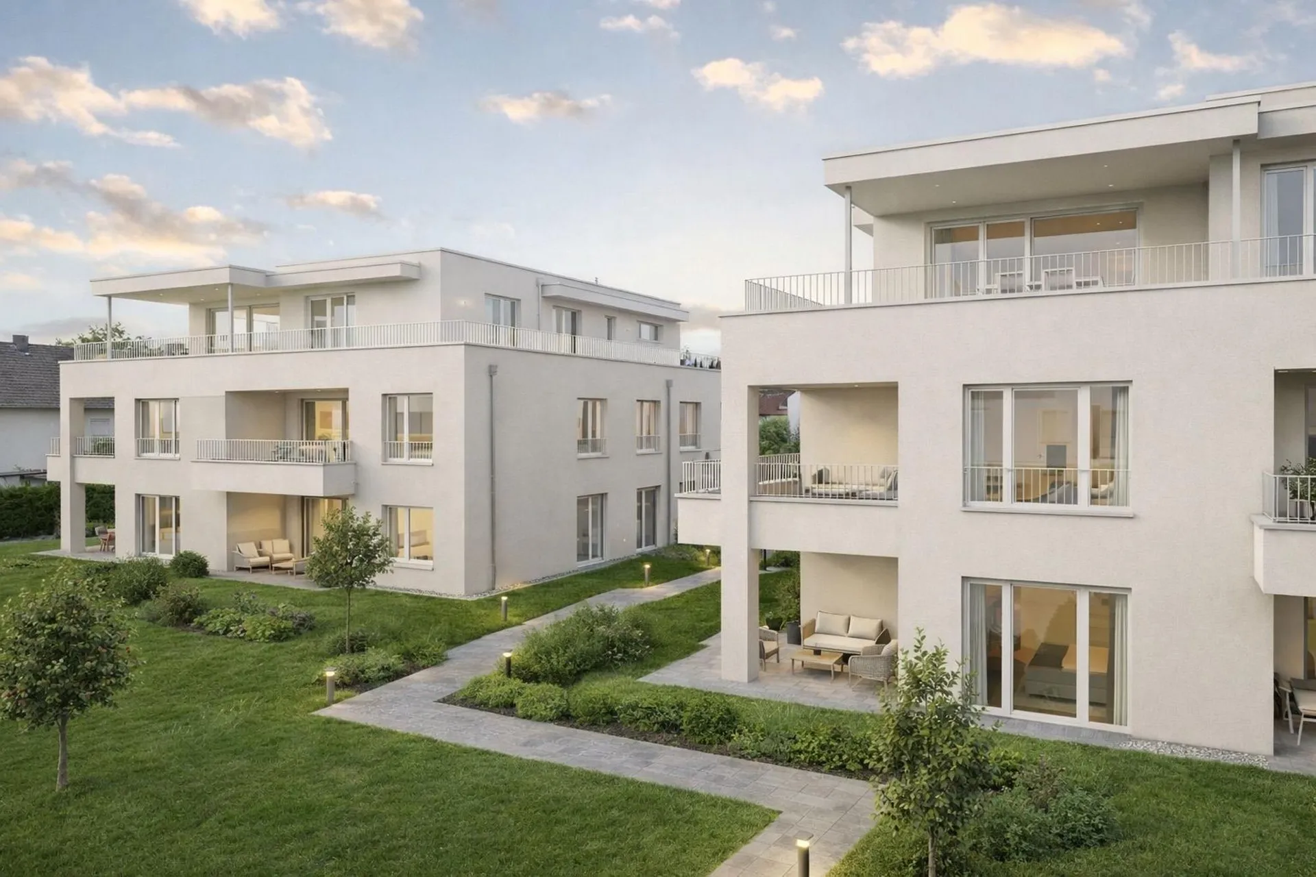 Moderne 5.5-Zimmer-Attikawohnung mit 143m² Terasse in Oberbüren (A5)