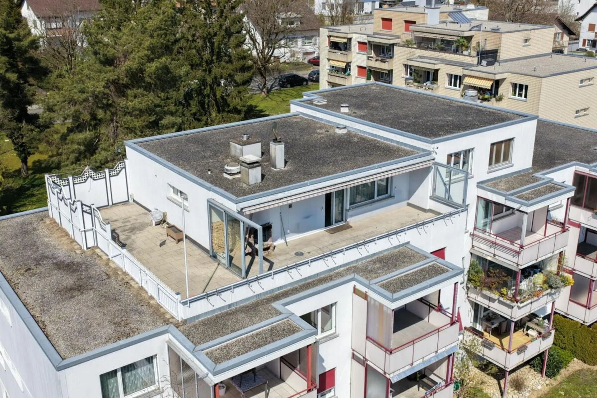 Tolle Attikawohnung mit Panorama-Terrasse, Alpenblick