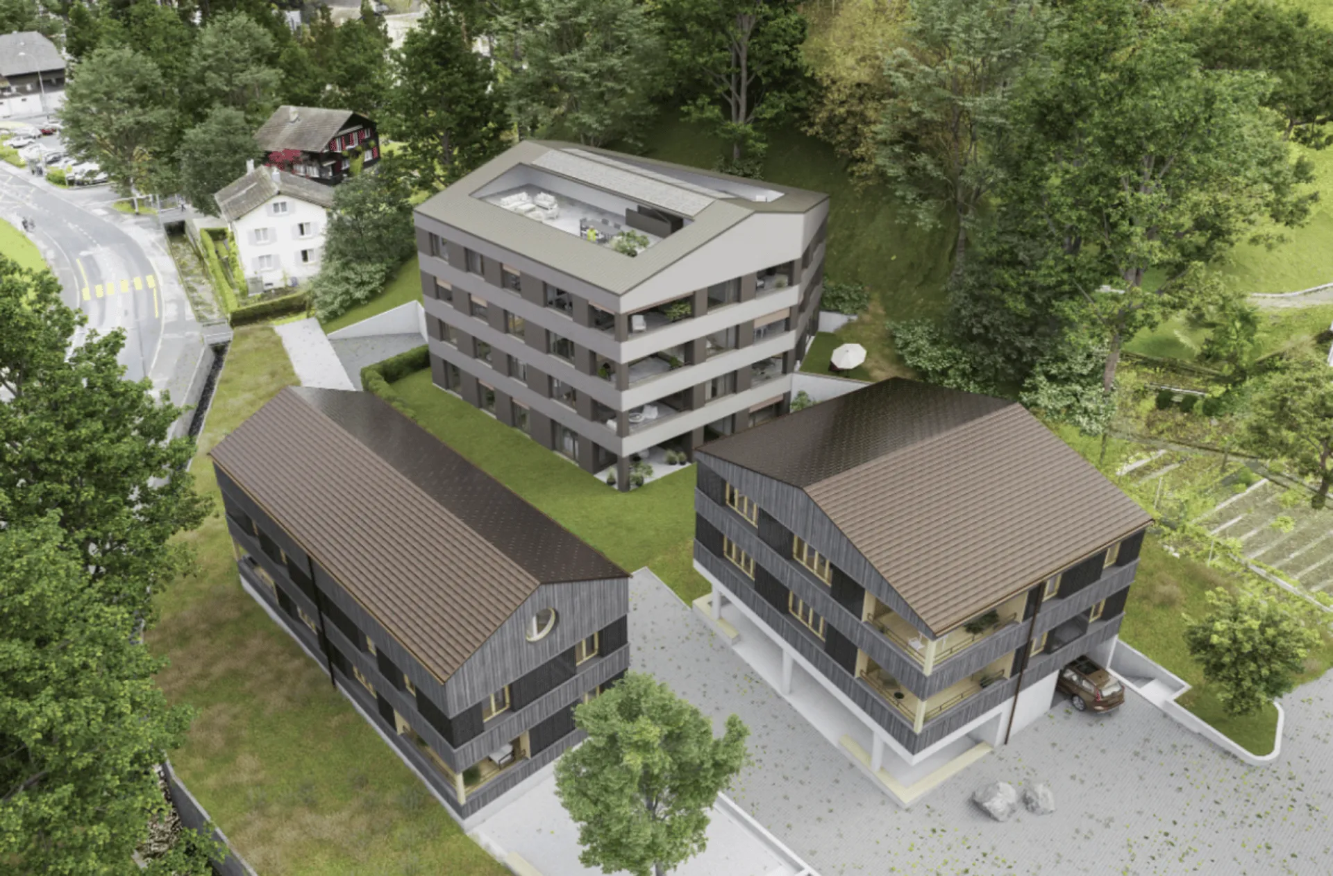 NEUBRUNHOF - NEUBAU IM DÖRFLI-CHARAKTER