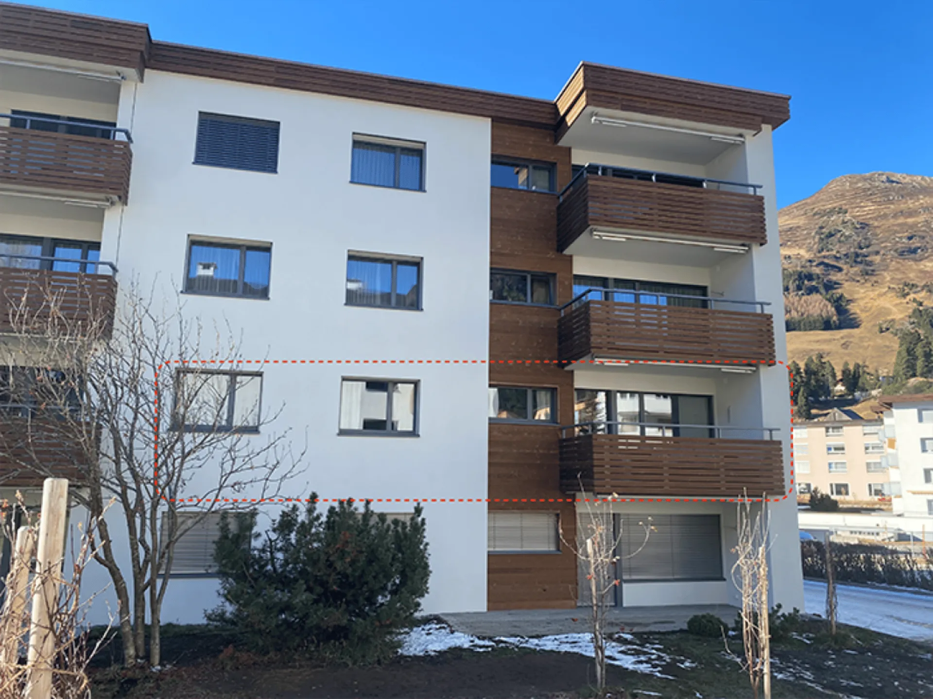 Moderne 3 1/2 Zimmerwohnung in unmittelbarer Nähe zum Skilift und den Langlaufloipen Bünda