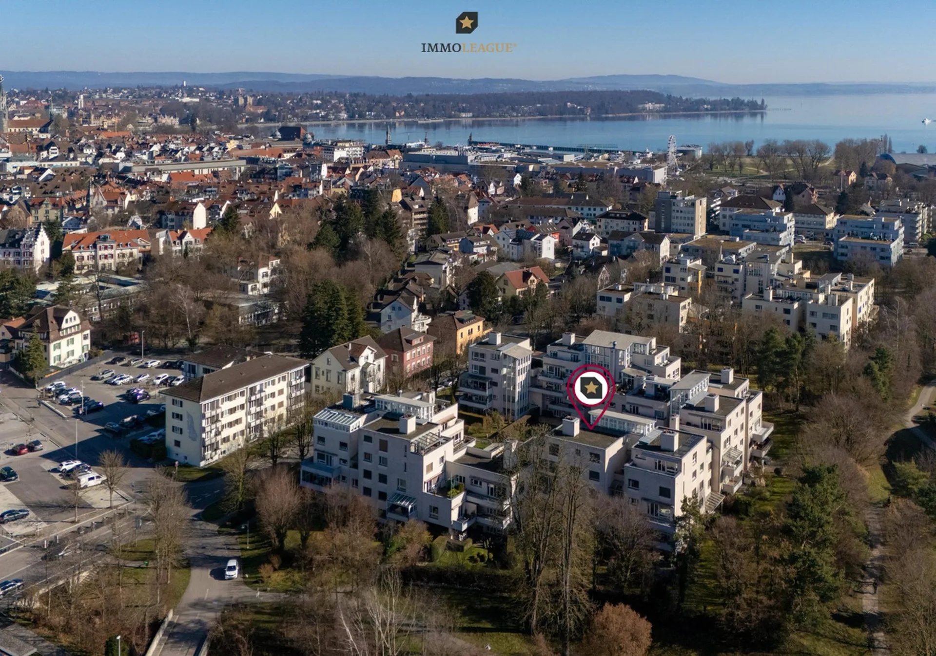 Schönes Wohnen in Grenz- und Seenähe mit grosszügiger Terrasse.