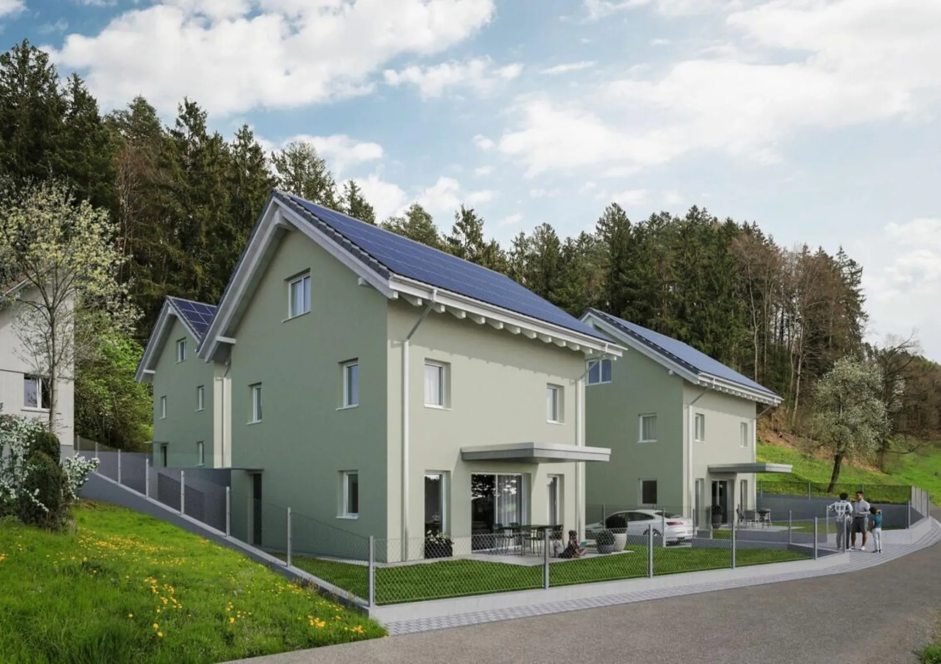Baustart erfolgt - Moderne Einfamilienhäuser am Skiliftweg