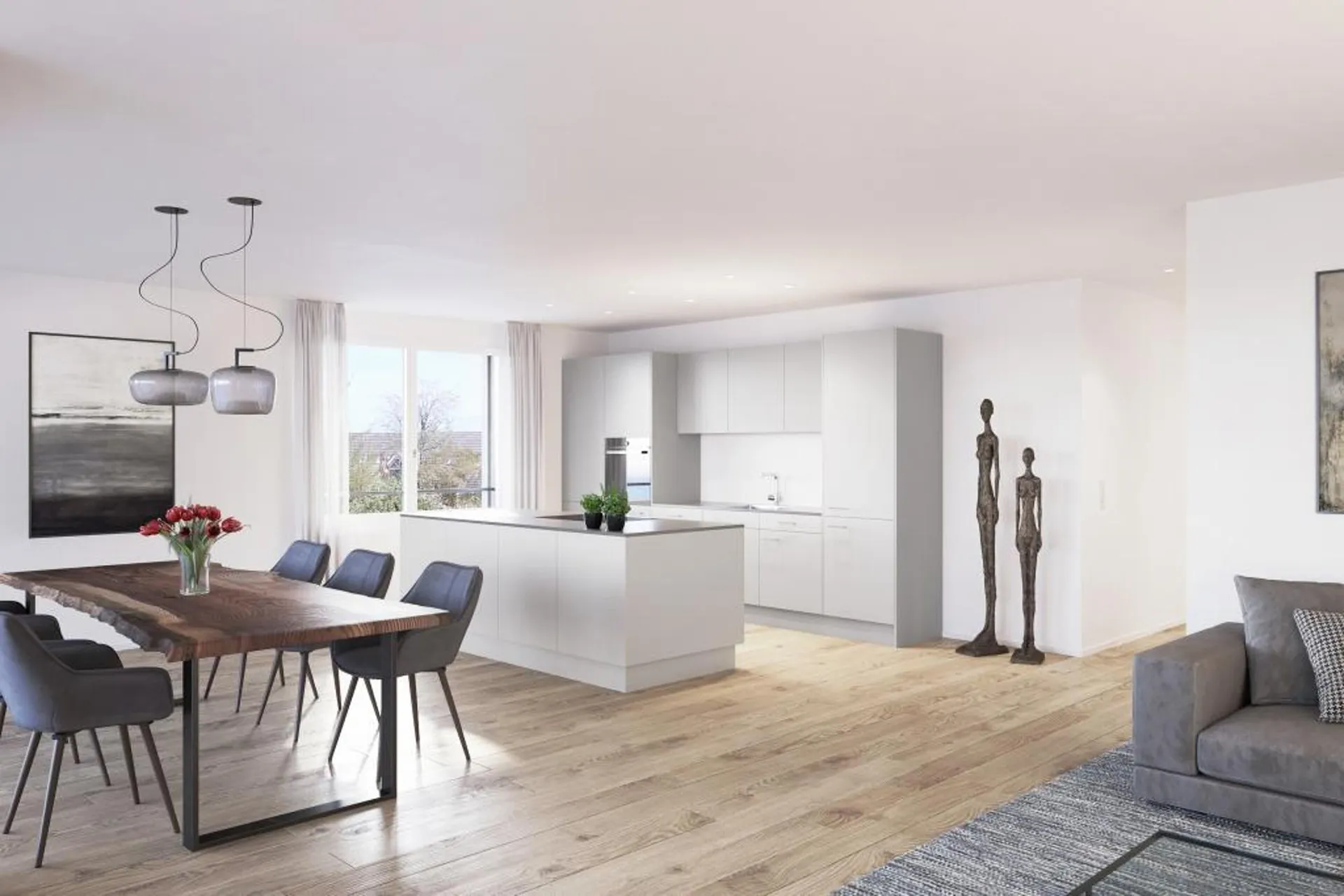 Seeblick - Uttwil neue 4.5-Zimmer Eigentumswohnungen, EG/OG