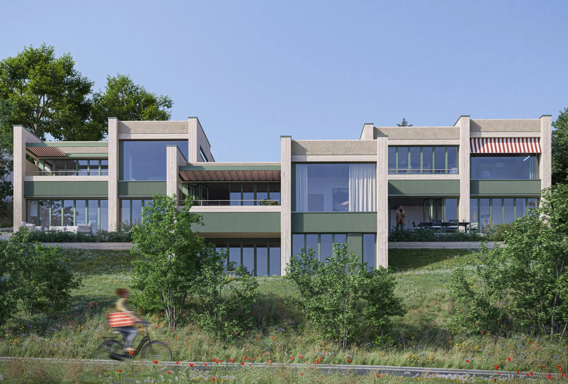 Moderne Architektur an bester Hanglage
