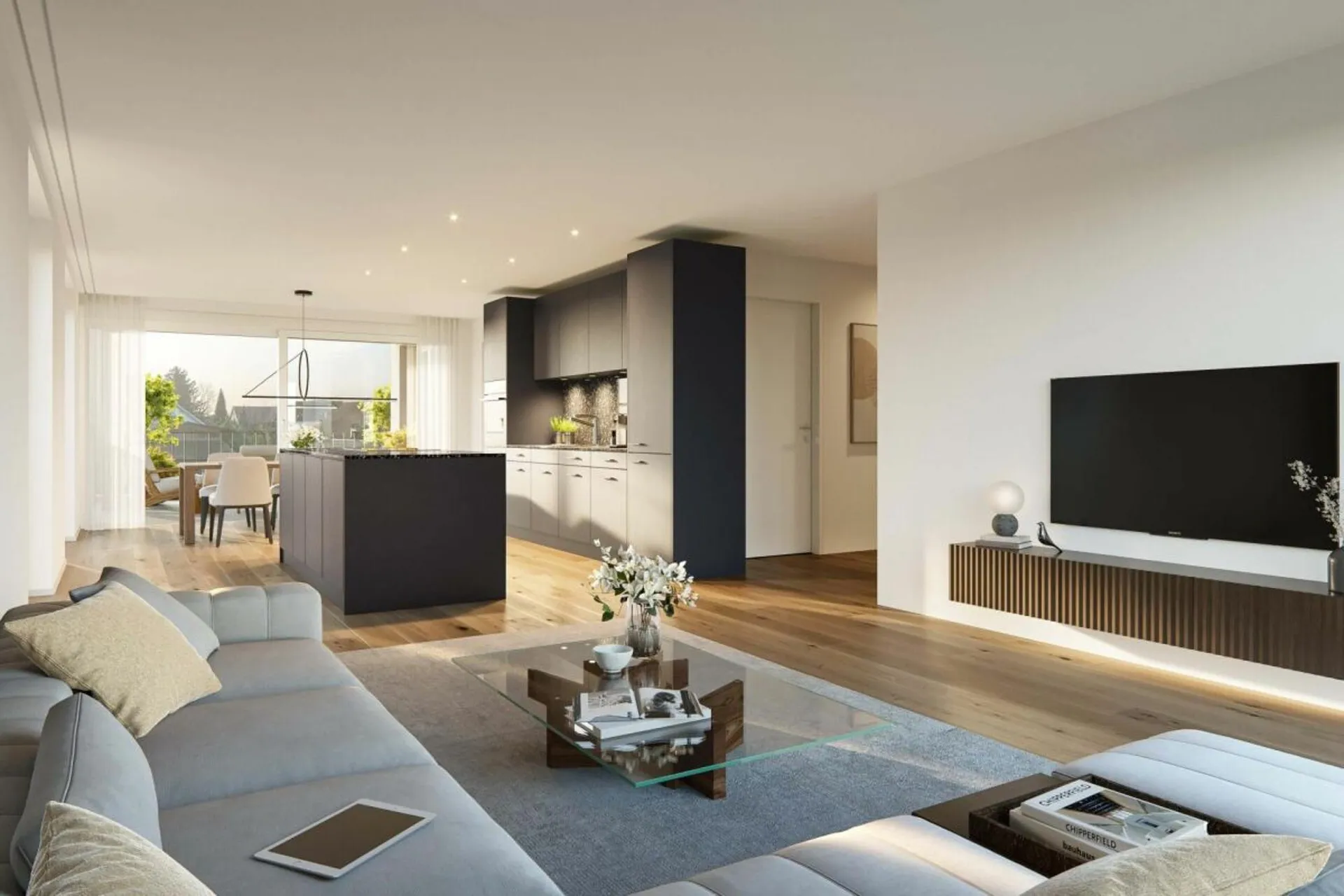 NEUBAU "ALPENBLICK" - grosszügige 3.5-Zi. Wohnung mit unverbaubarer Weitsicht