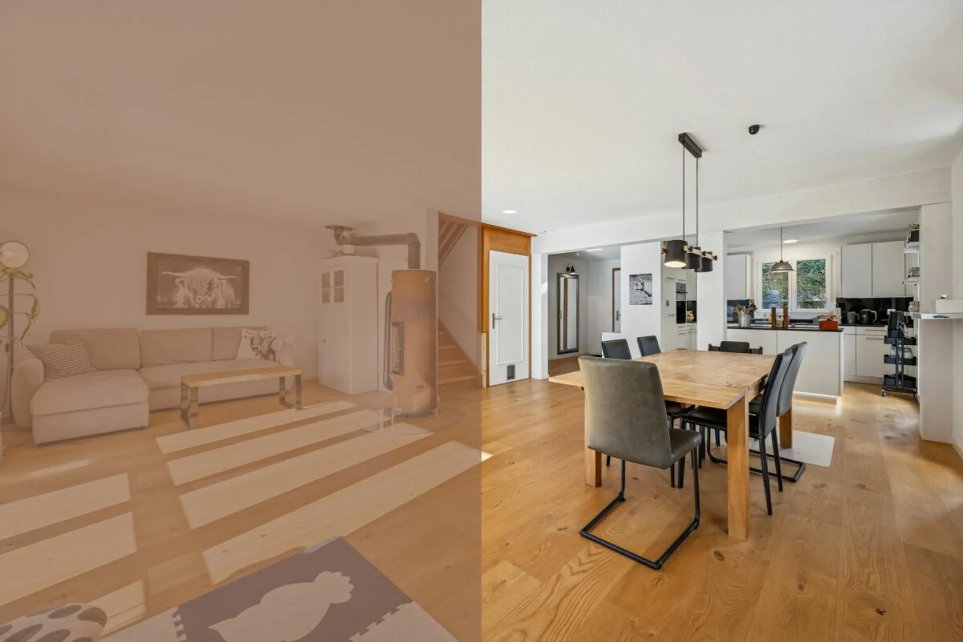 4.5-Zimmer-Doppeleinfamilienhaus in ruhigem Wohnquartier von Kerzers