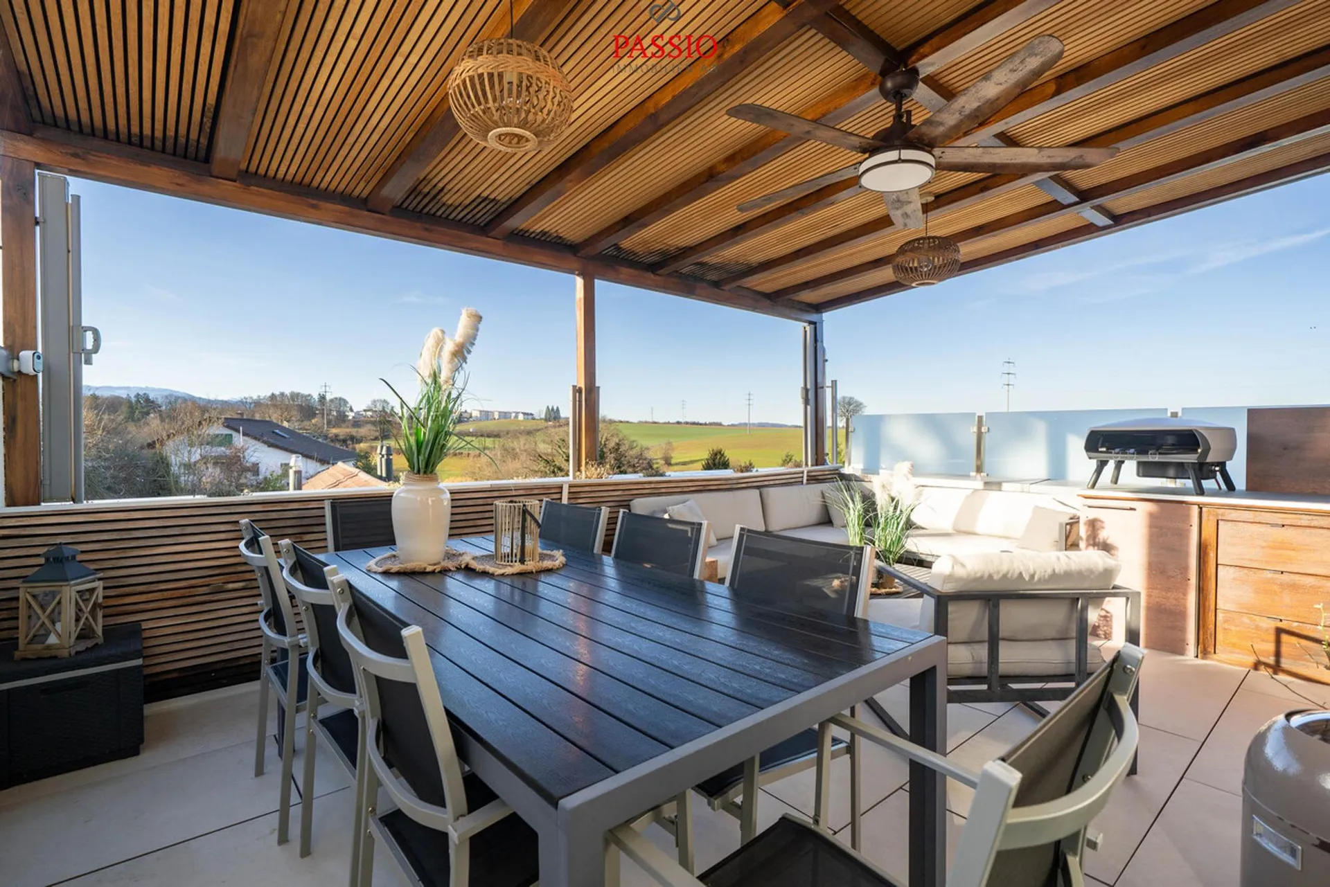 Modernes 5-Zimmer-Reihenmittelhaus mit Dachterrasse und Panoramasicht