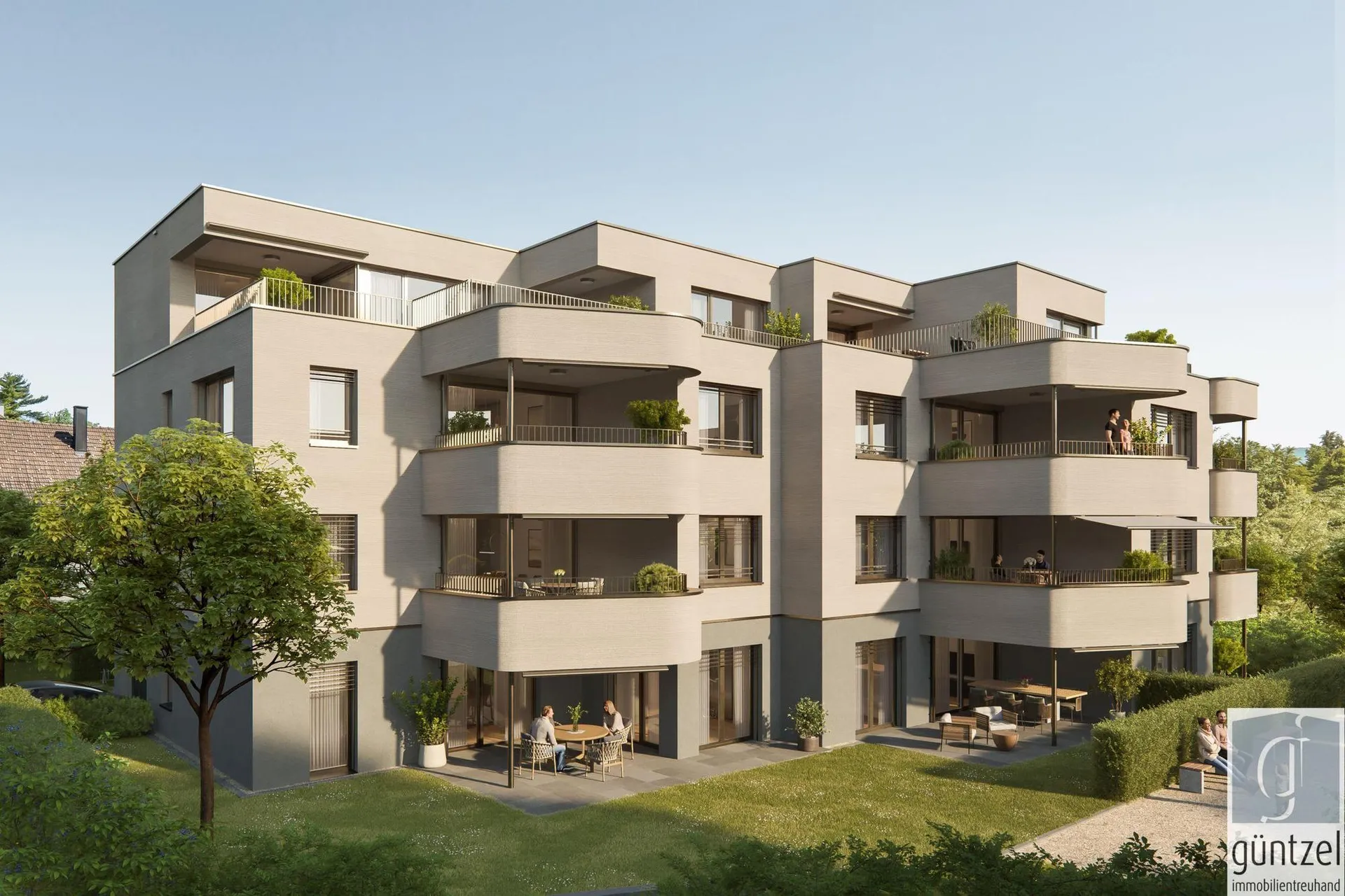 Kernhaus in einer sonnigen und ruhigen Gegend