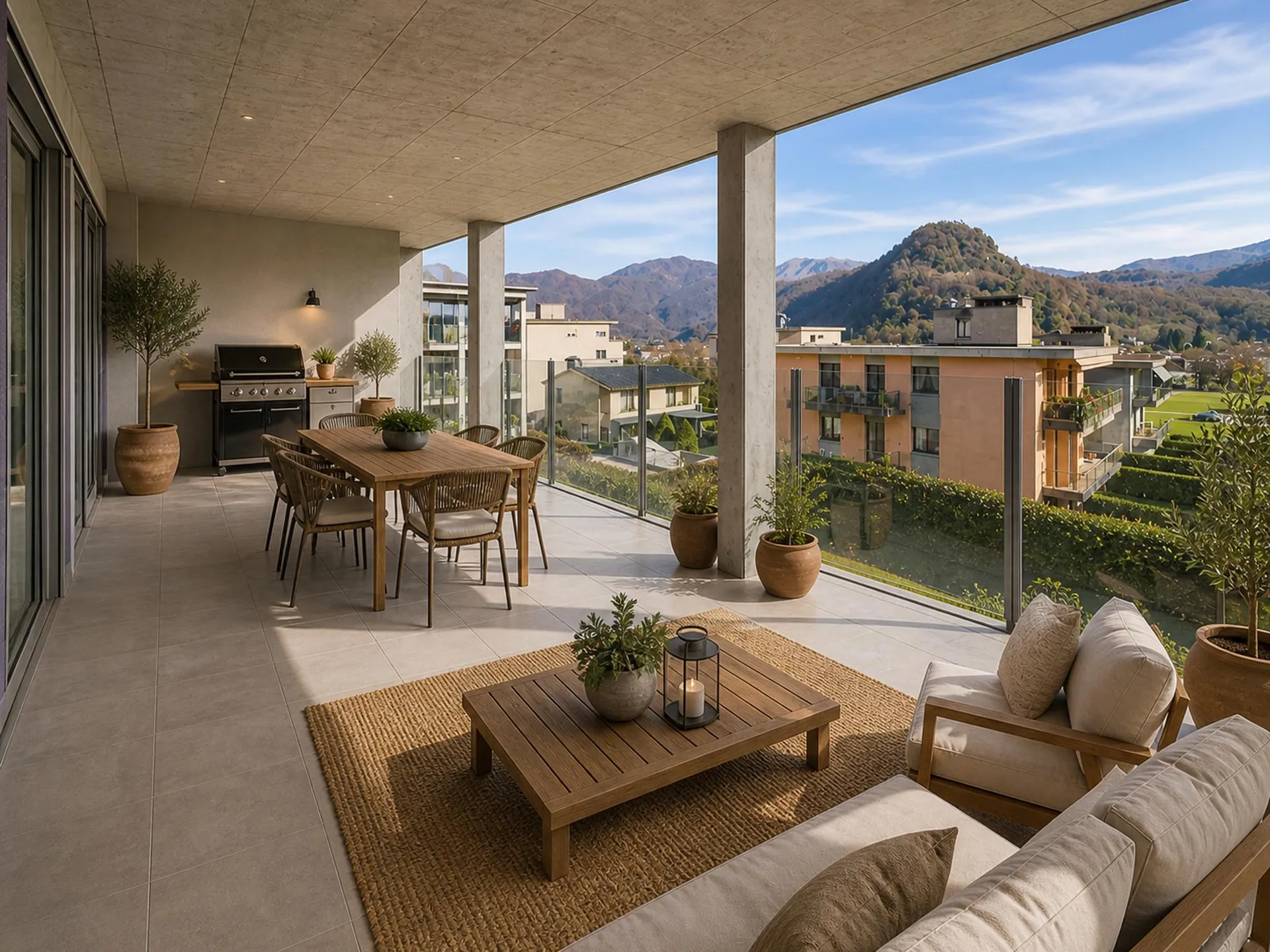 Moderno appartamento 2.5 locali con ampia terrazza a Gravesano