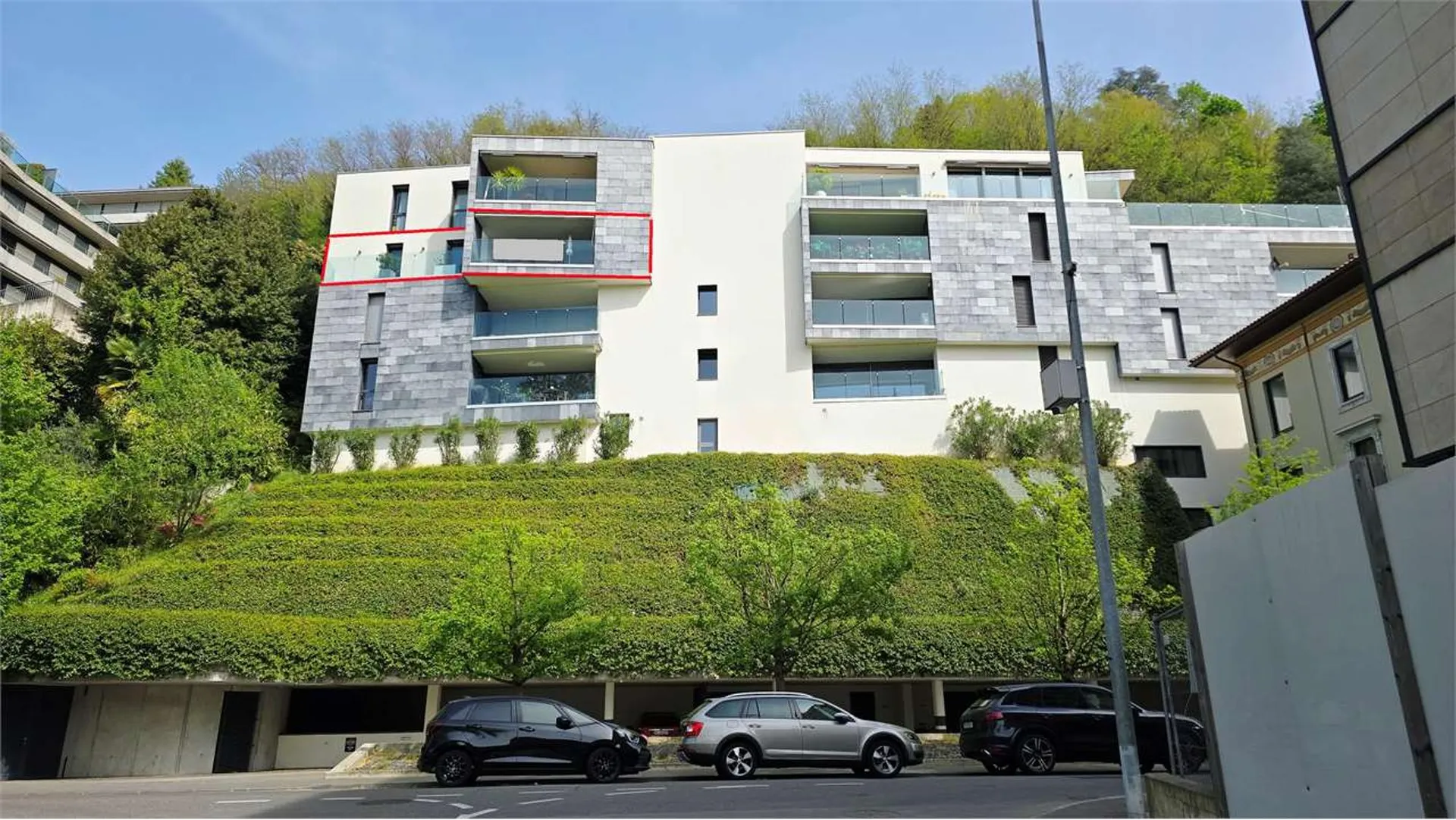 Castagnola: 4.5 locali moderno con terrazza XXL
