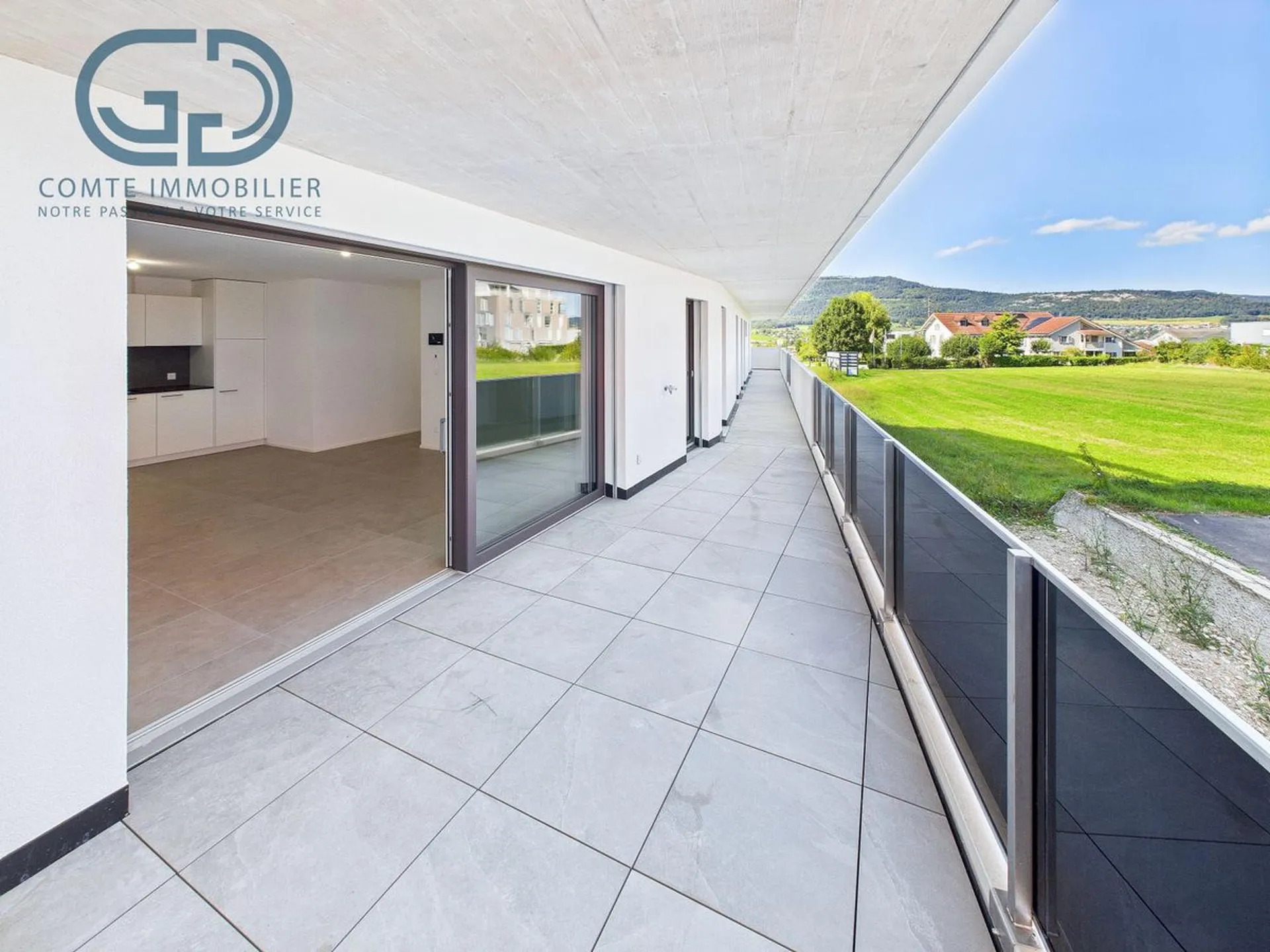 Appartement neuf de 3.5 pièces avec une grande terrasse - Haute performance énergétique