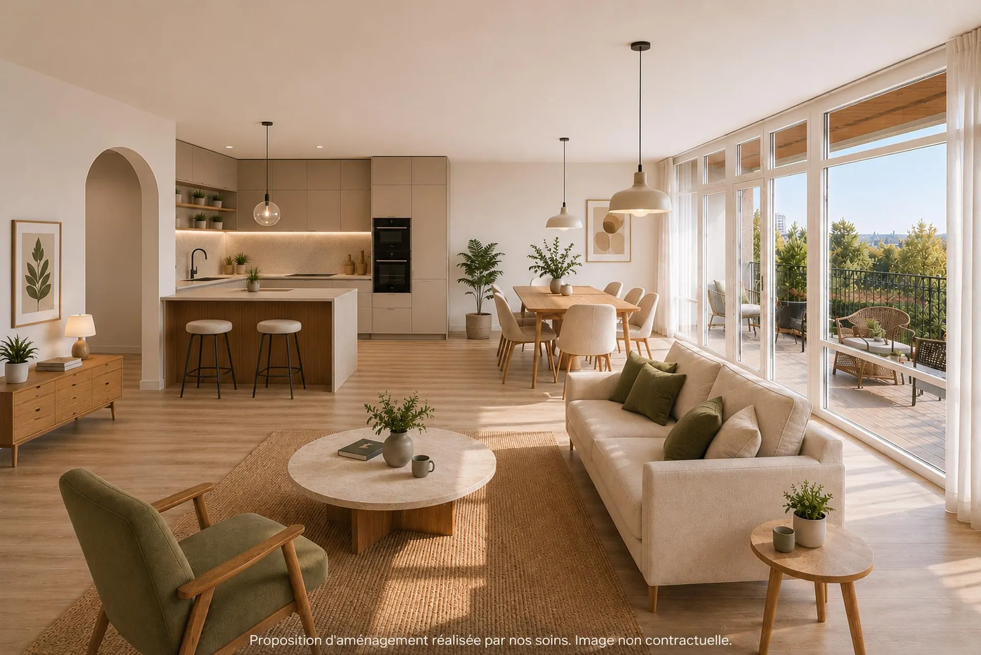 Appartement de 4 pièces entièrement rénové