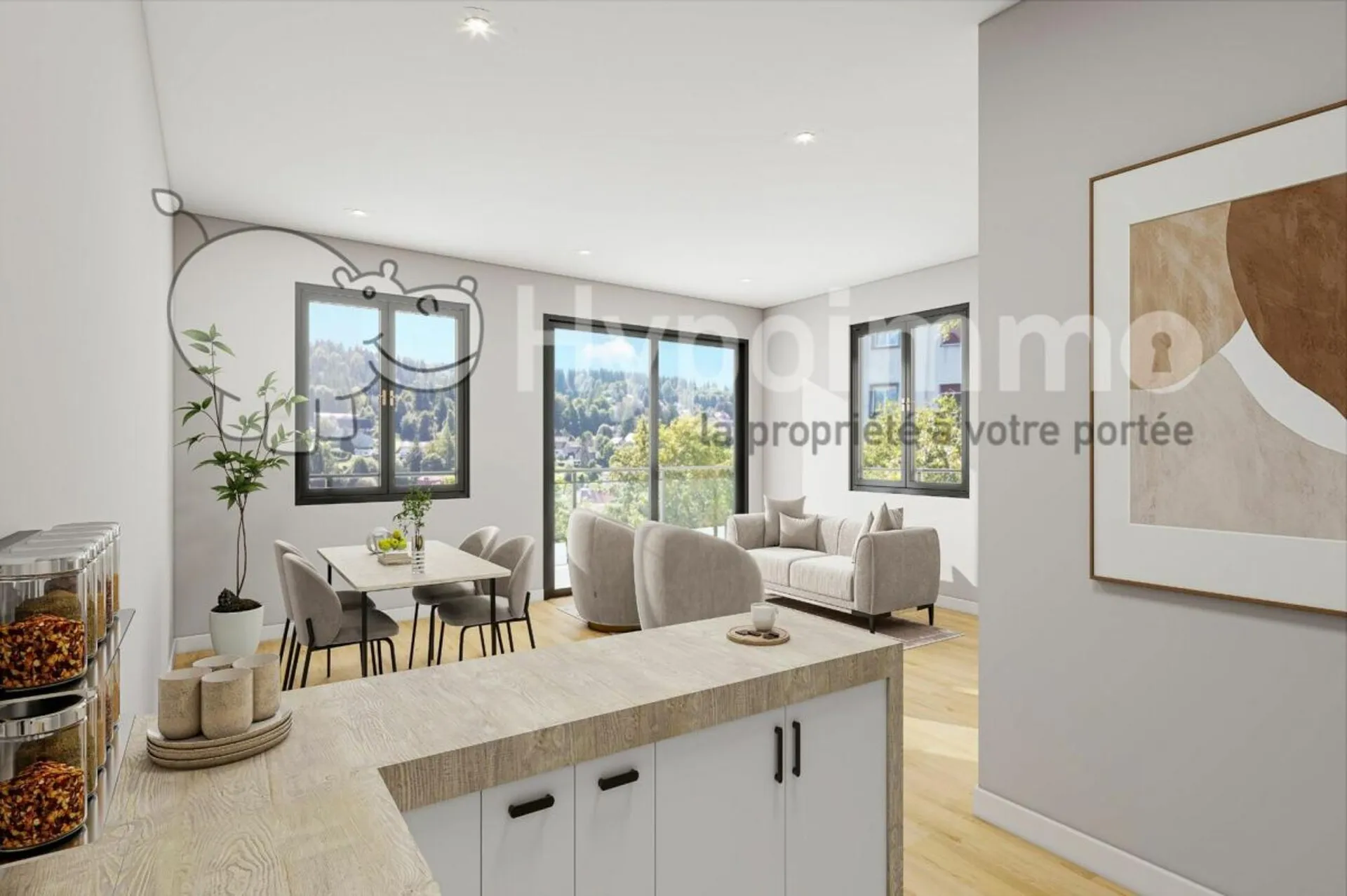 Les Terrasses du Verger - Splendide logement de 3,5 pièces (Lot 42)
