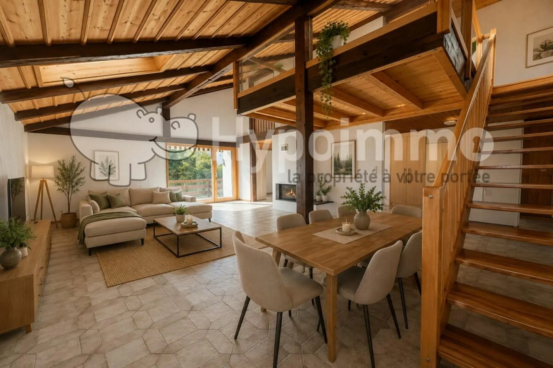 Magnifique duplex de 182 m² avec terrasse et jardin