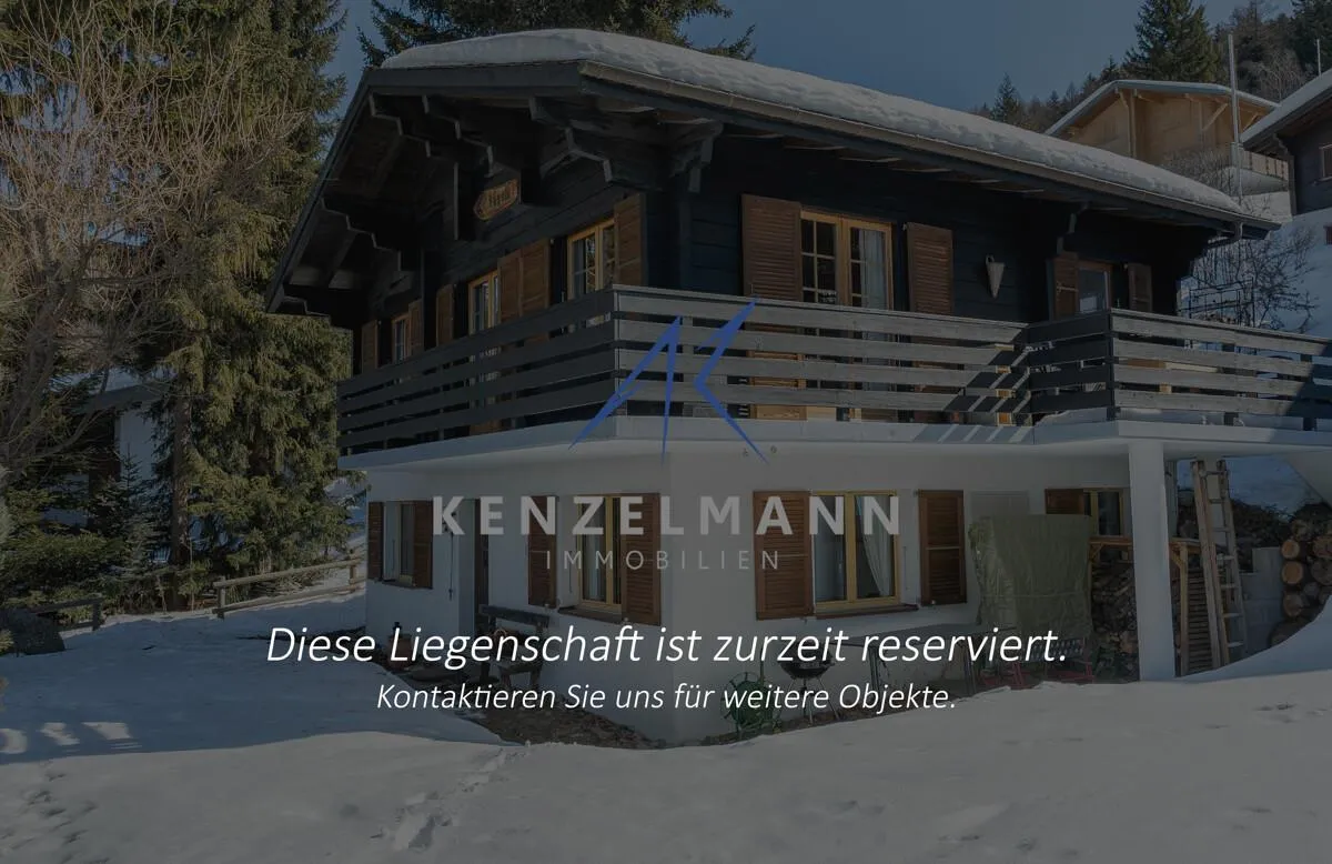 Schmuckes Chalet mit Ausblick in Bürchen