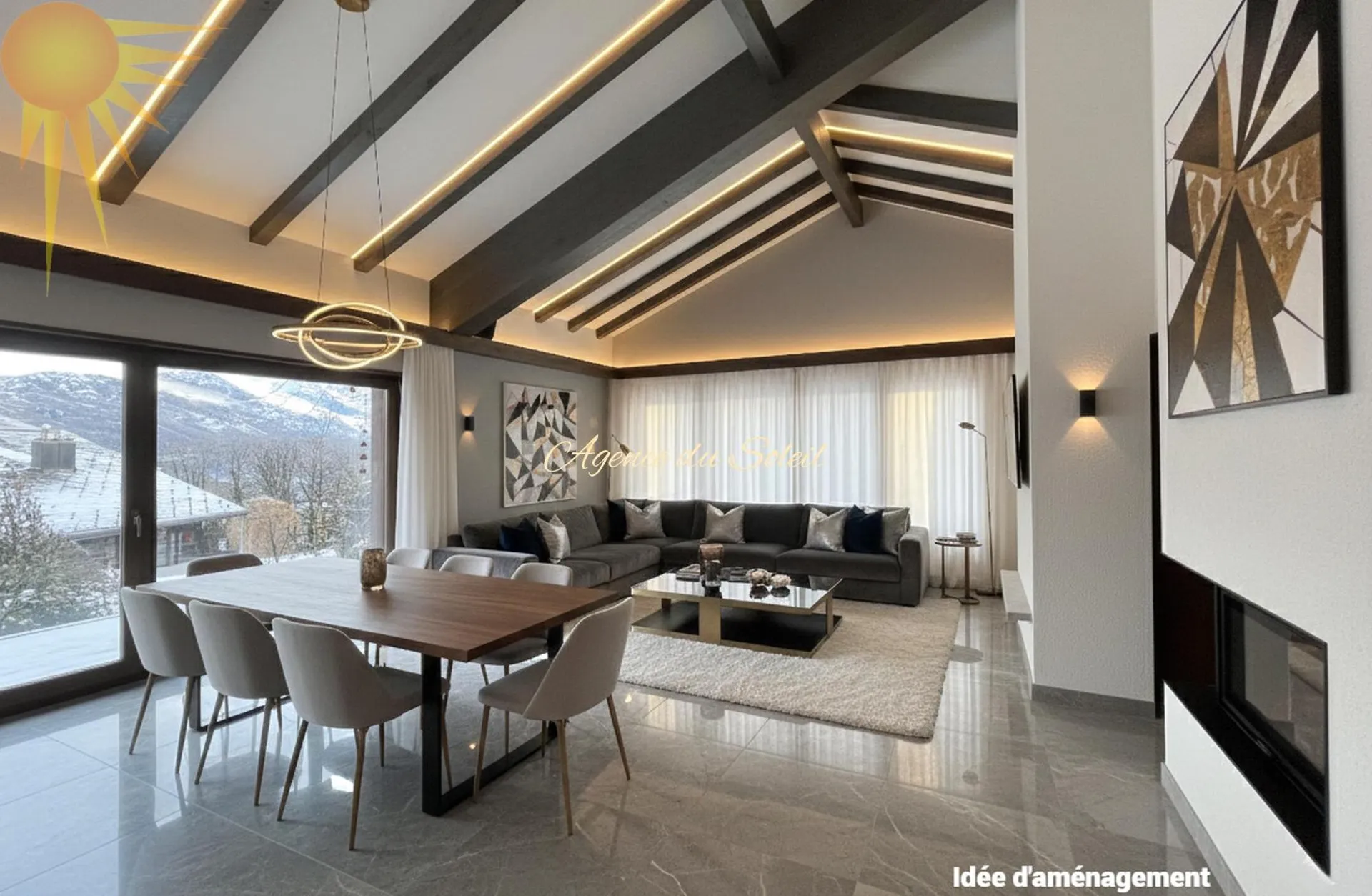 Charmante maison de 2 appartements, à 5' en voiture de Crans-Montana (Mollens) !