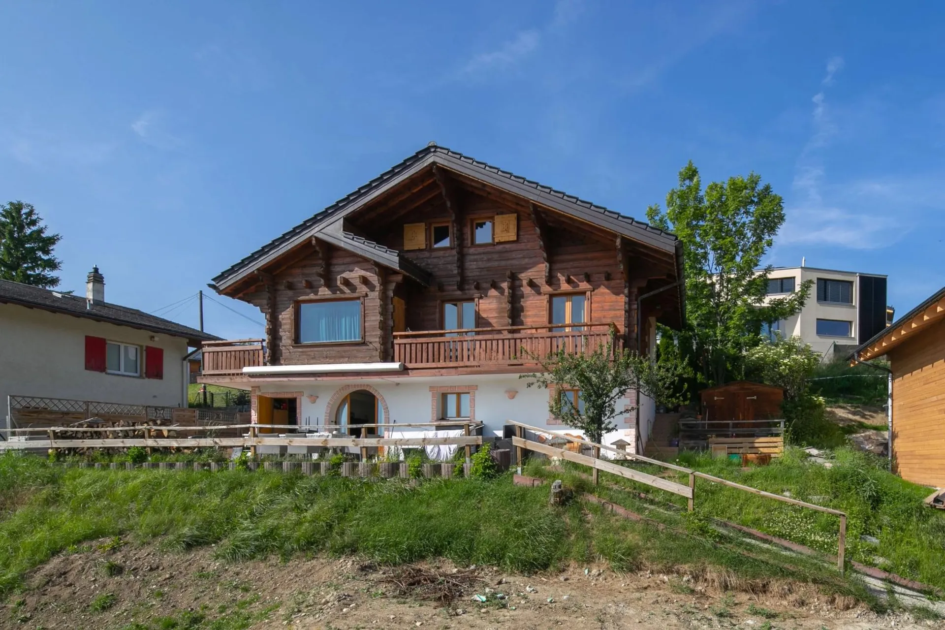 Chalet in Lens with breathtaking valley views