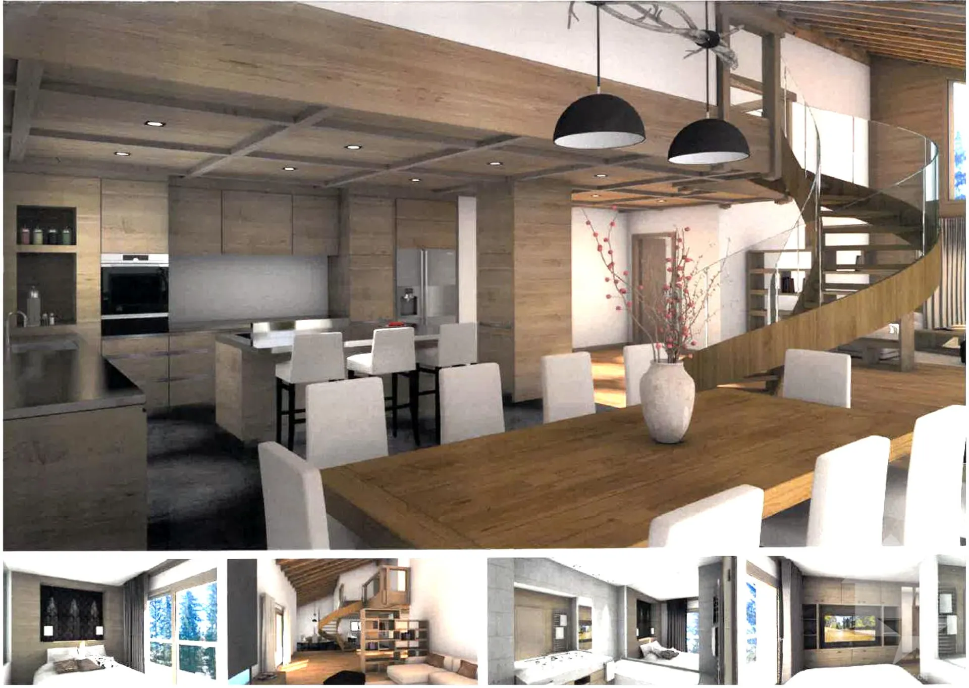 Magnifique duplex 4,5 pces de standing au centre de Crans