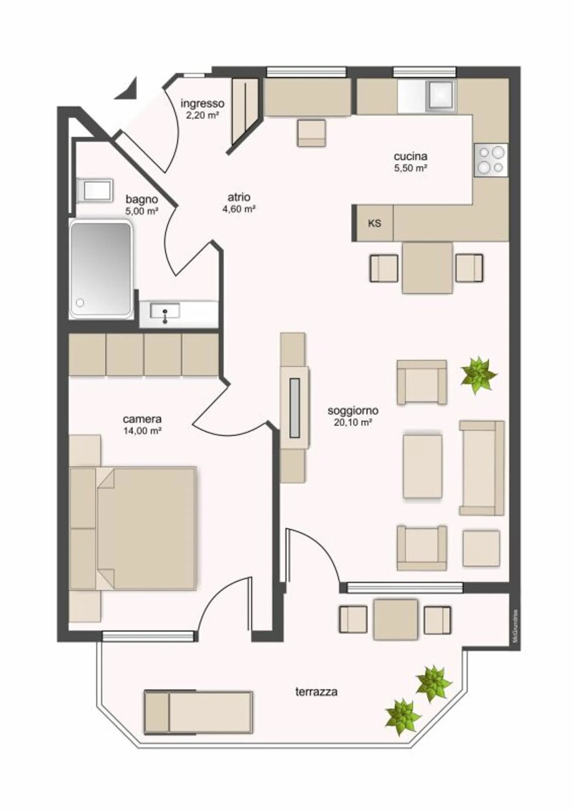 8300, Tenero, Residenza Francesca 7, appartamento 110