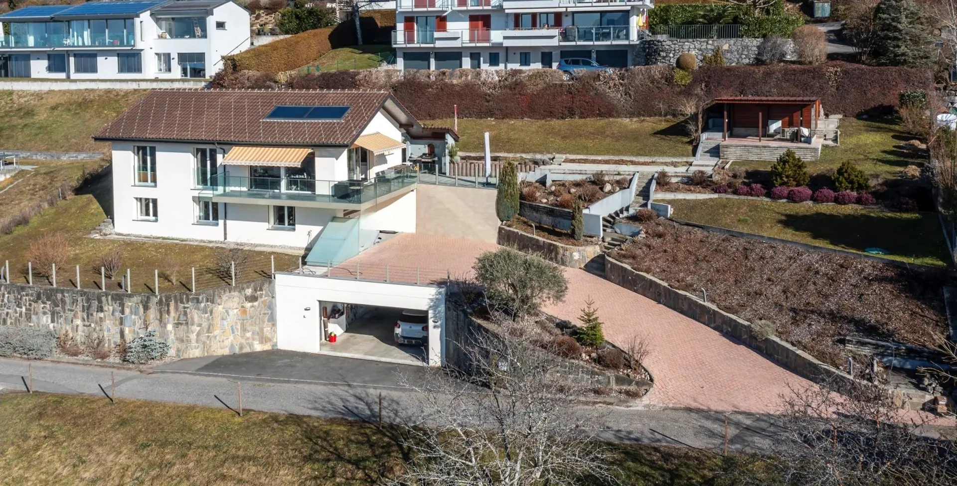 Propriété avec vue panoramique sur le bassin lémanique