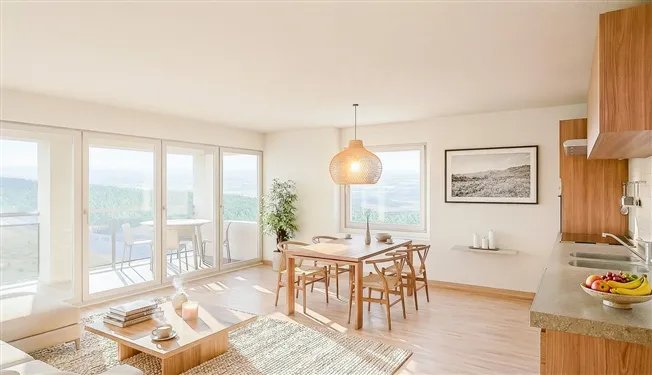 Neue 3,5-teilige PSA-Wohnung
Leben in der Sonne, über dem Nebel