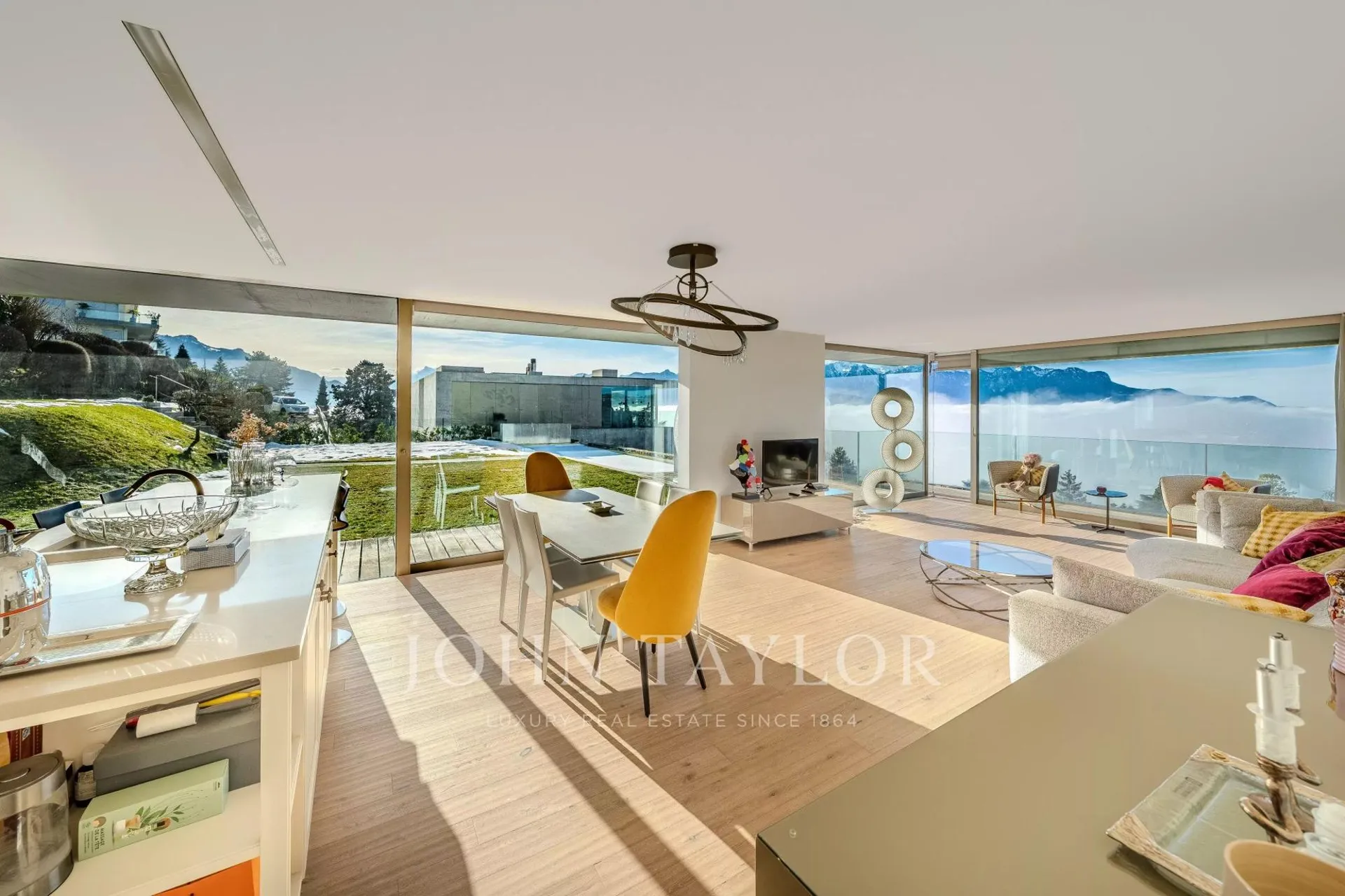 EXCLUSIVITÉ!  Exceptionnel 4.5 pièces contemporain avec vue panoramique sur le lac