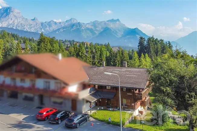 Chalet besteht aus 4 Apartments im Herzen von Villars-sur-Ollon