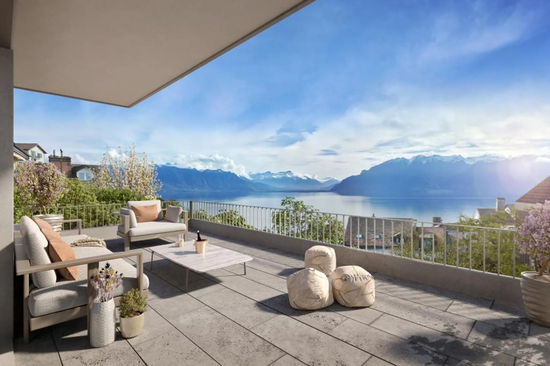 VUE LAC DANS LE LAVAUX