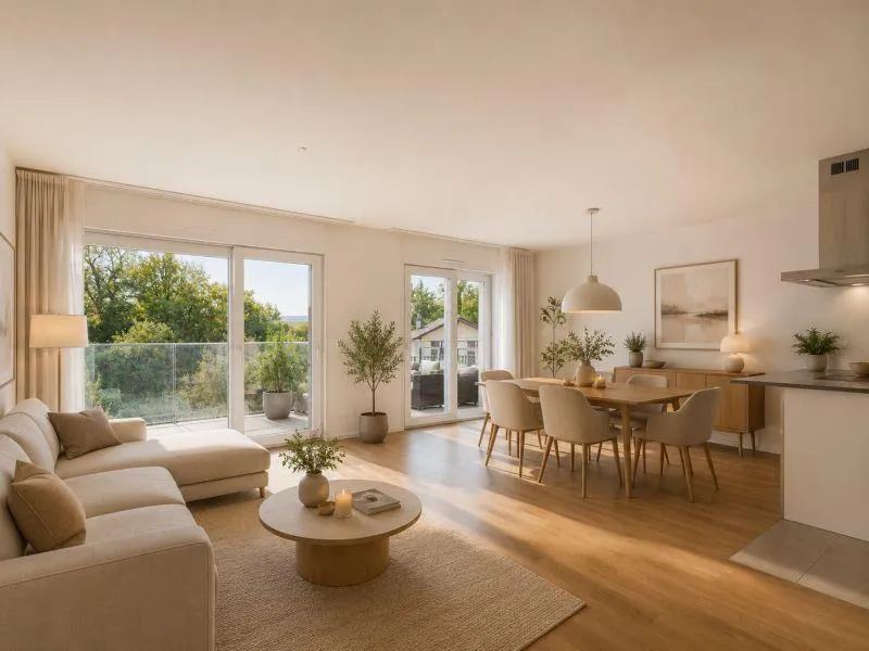 Moderne 4.5 pièces – appartement avec balcon ensoleillé, Saint-Sulpice