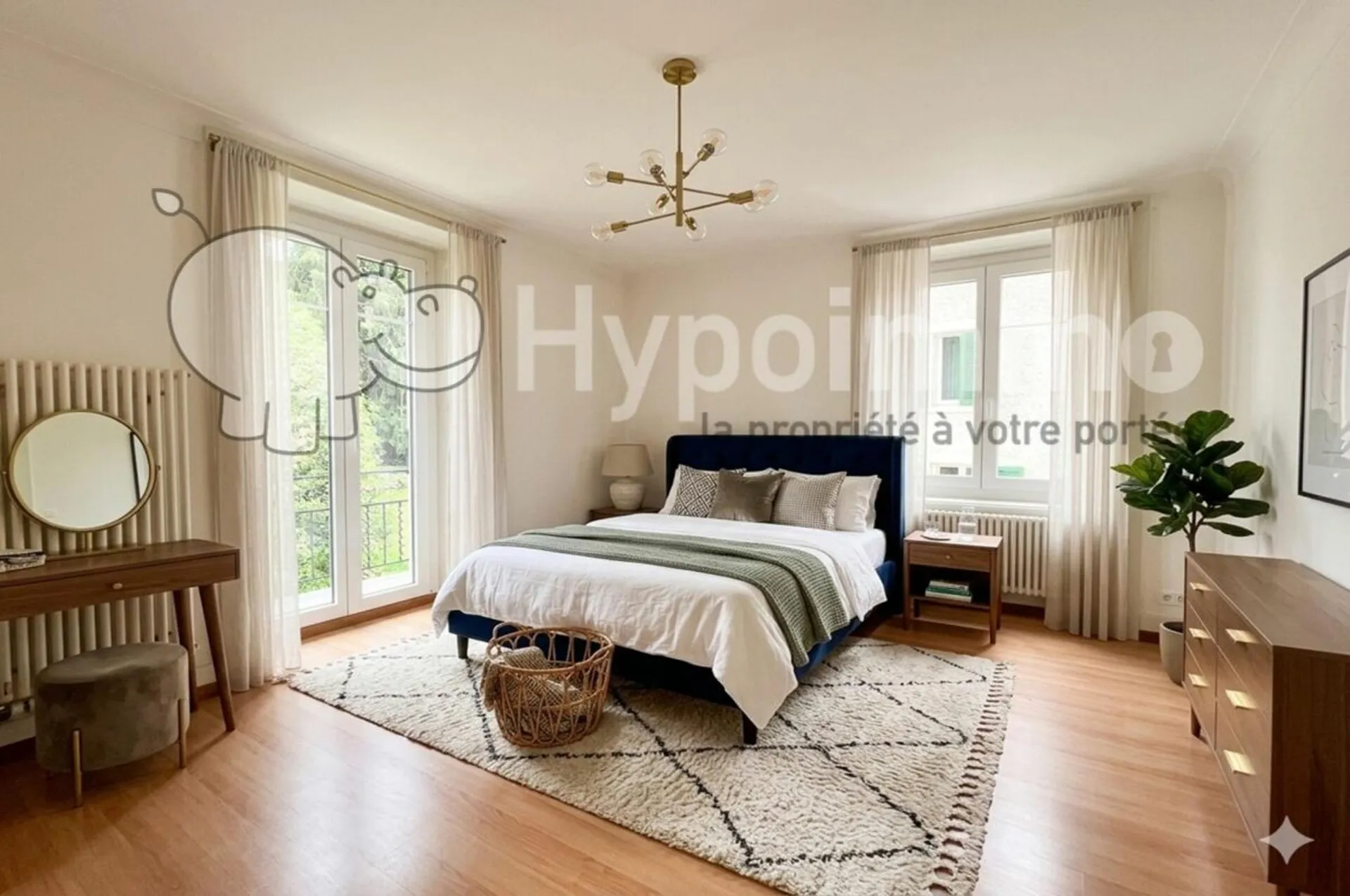 Lumineux appartement de 4.5 pièces au 2ème étage