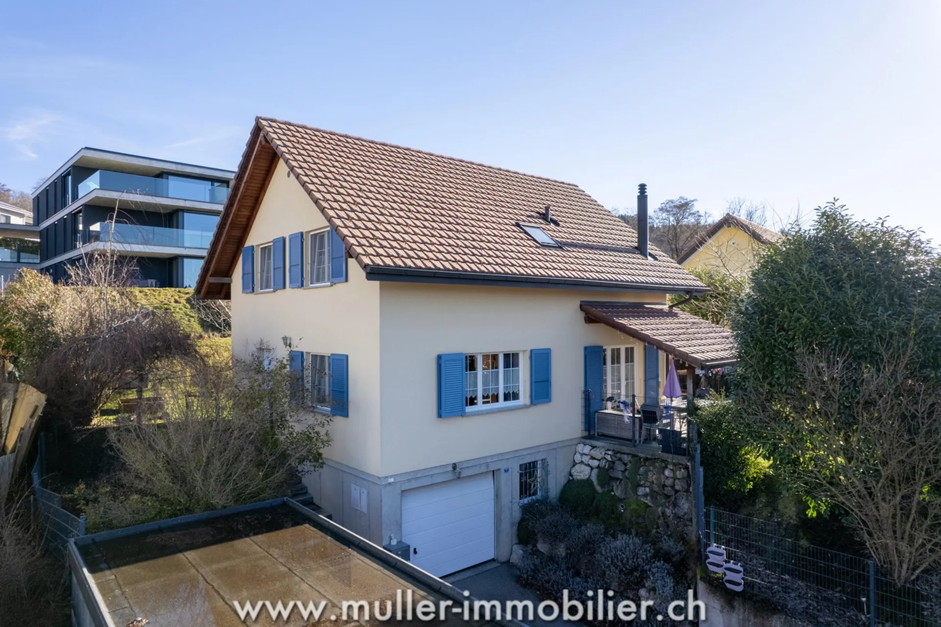 Superbe villa individuelle avec jardin à Ursy