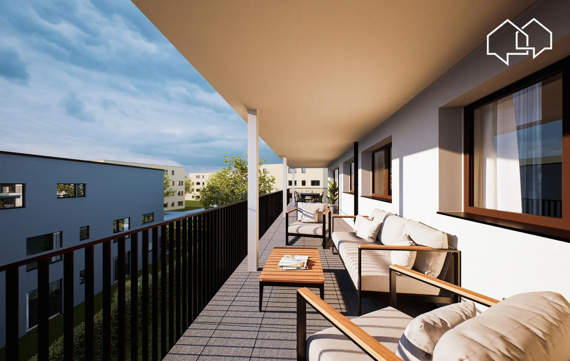 Le Clos du Tiguelet - Appartement de 3.5pces au 2ème étage (lot 2.1)