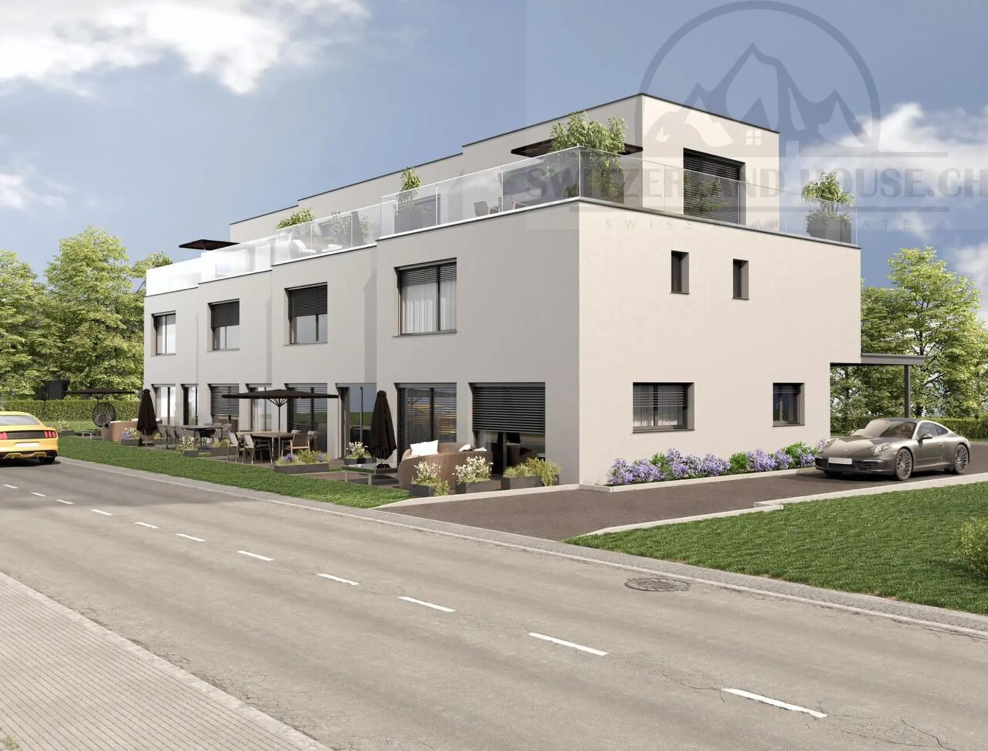 Magnifique 4,5 pcs en Duplex avec terrasse et jardin à Givisiez