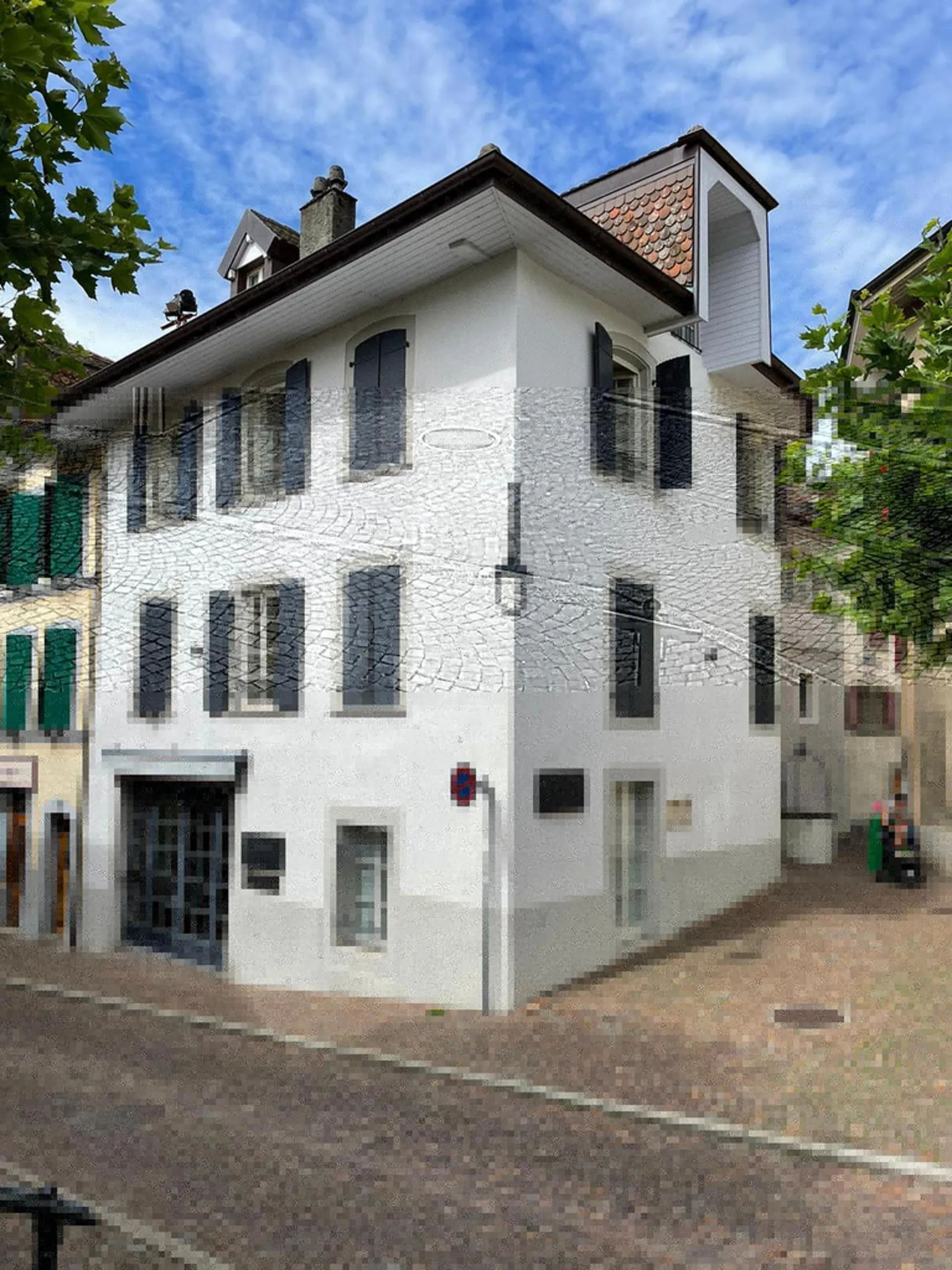 Chambre idéalement située dans immeuble au bord du lac