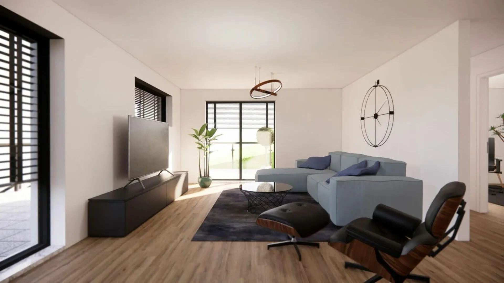 6.5-Zimmer-Doppeleinfamilienhaus - Neubau in Ueken