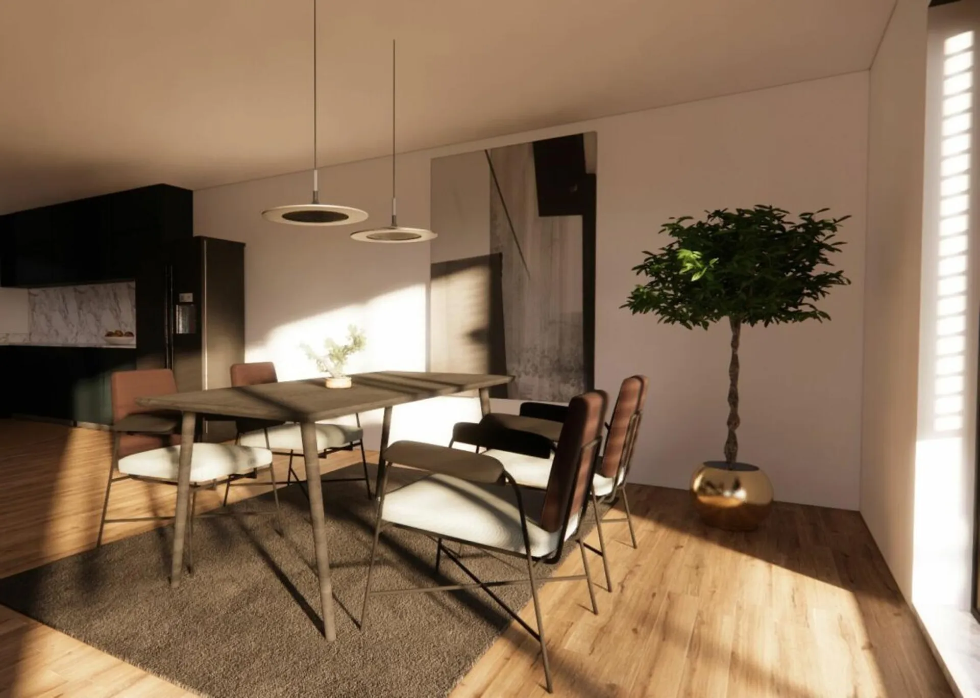 6.5-Zimmer-Doppeleinfamilienhaus - Neubau in Ueken