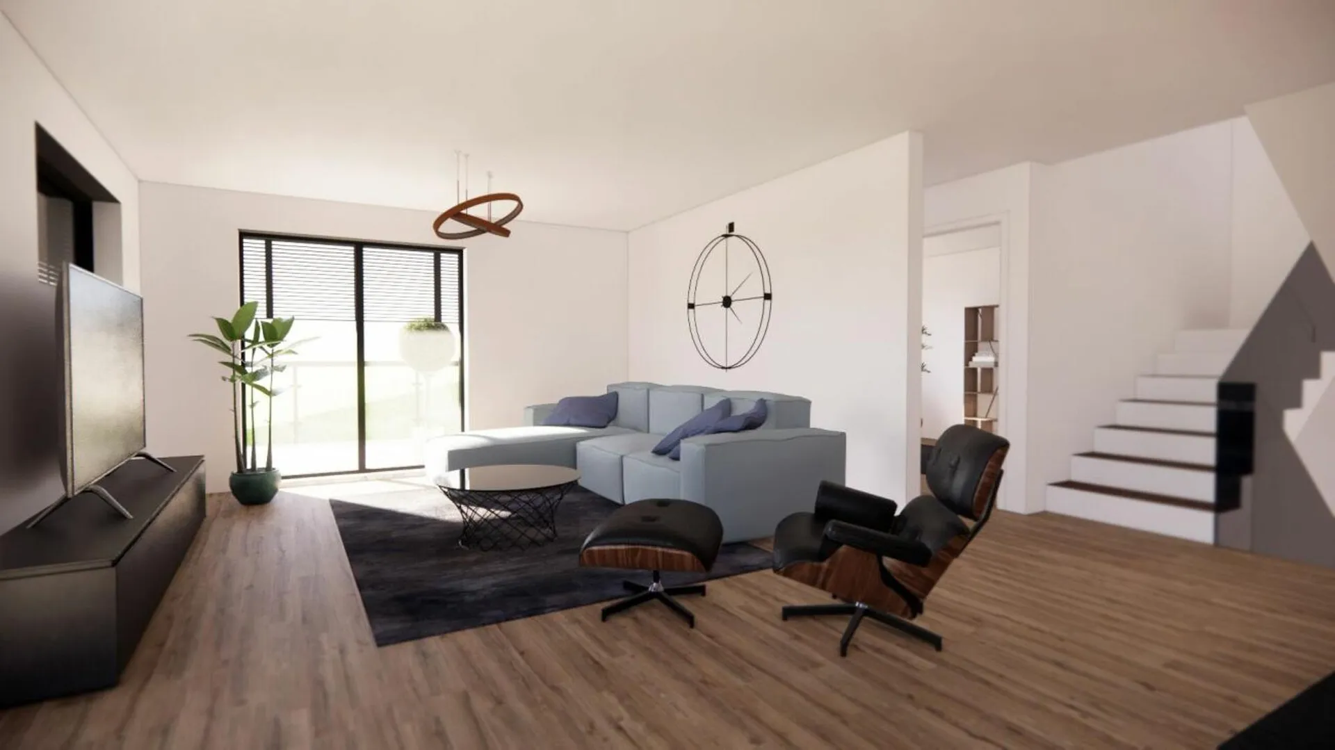 6.5-Zimmer-Doppeleinfamilienhaus - Neubau in Ueken